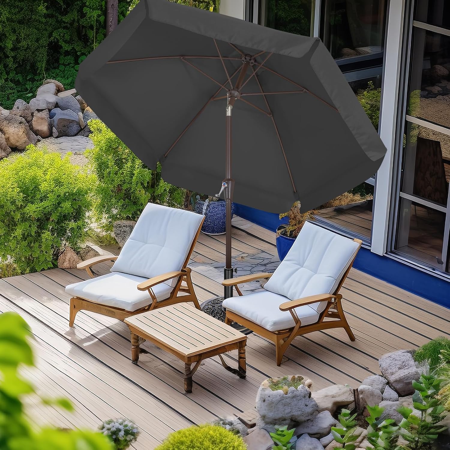 ABCCANOPY - Ombrello da Giardino 10cm con Inclinazione - immagine 2