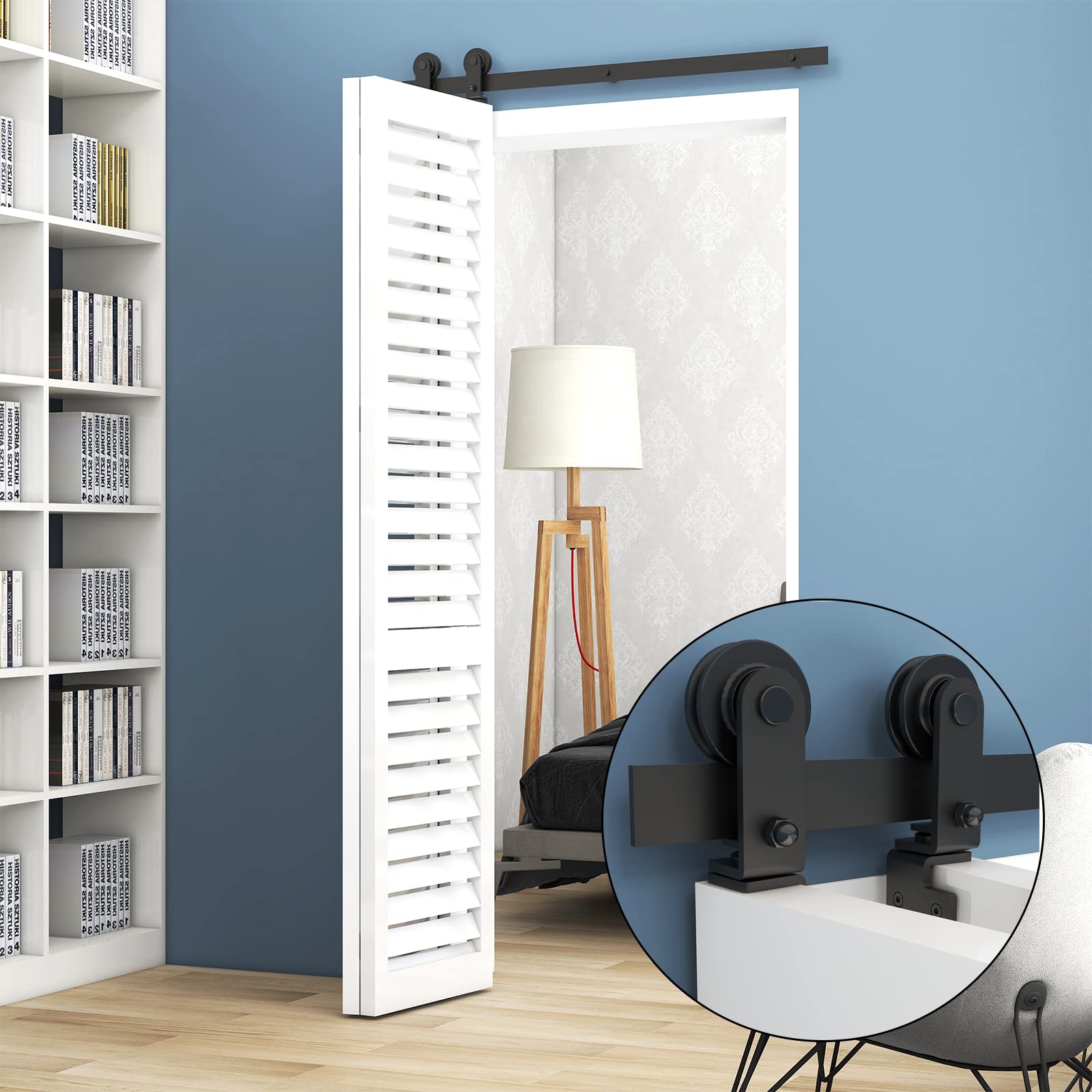 Tsmst Sistema Porta Scorrevole Bi-Piega 92cm/3ft