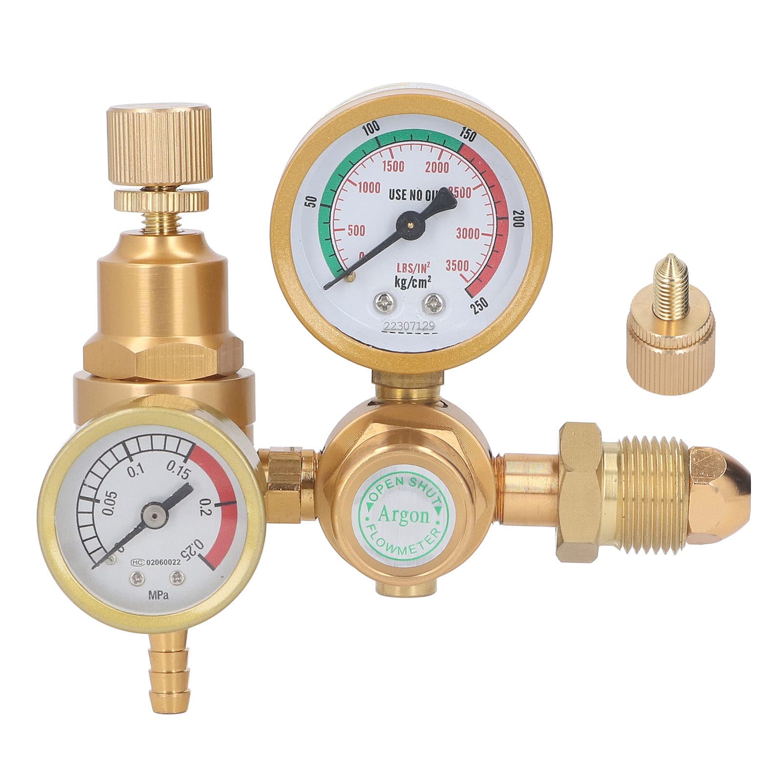 Oumefar Regolatore di Gas per Saldatore CO2 Argon