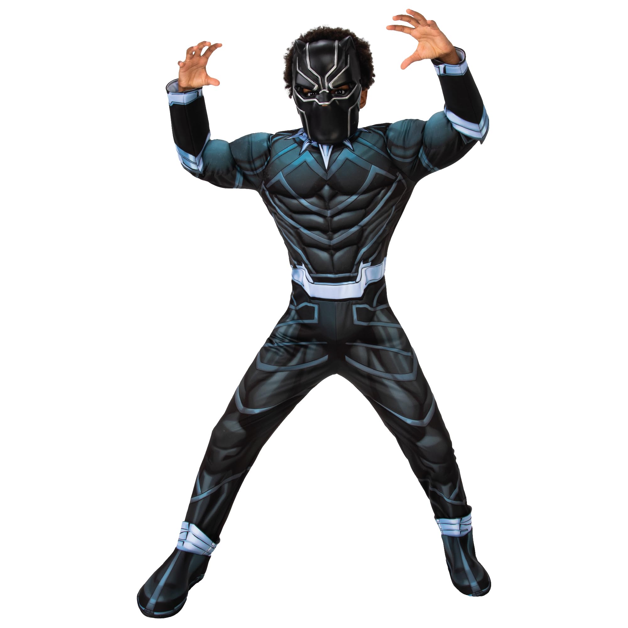 Rubie's Costume Ufficiale Marvel Black Panther Deluxe
