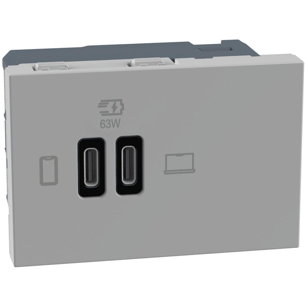 Bticino Caricatore USB-C MatixGO JG4395CC 63W