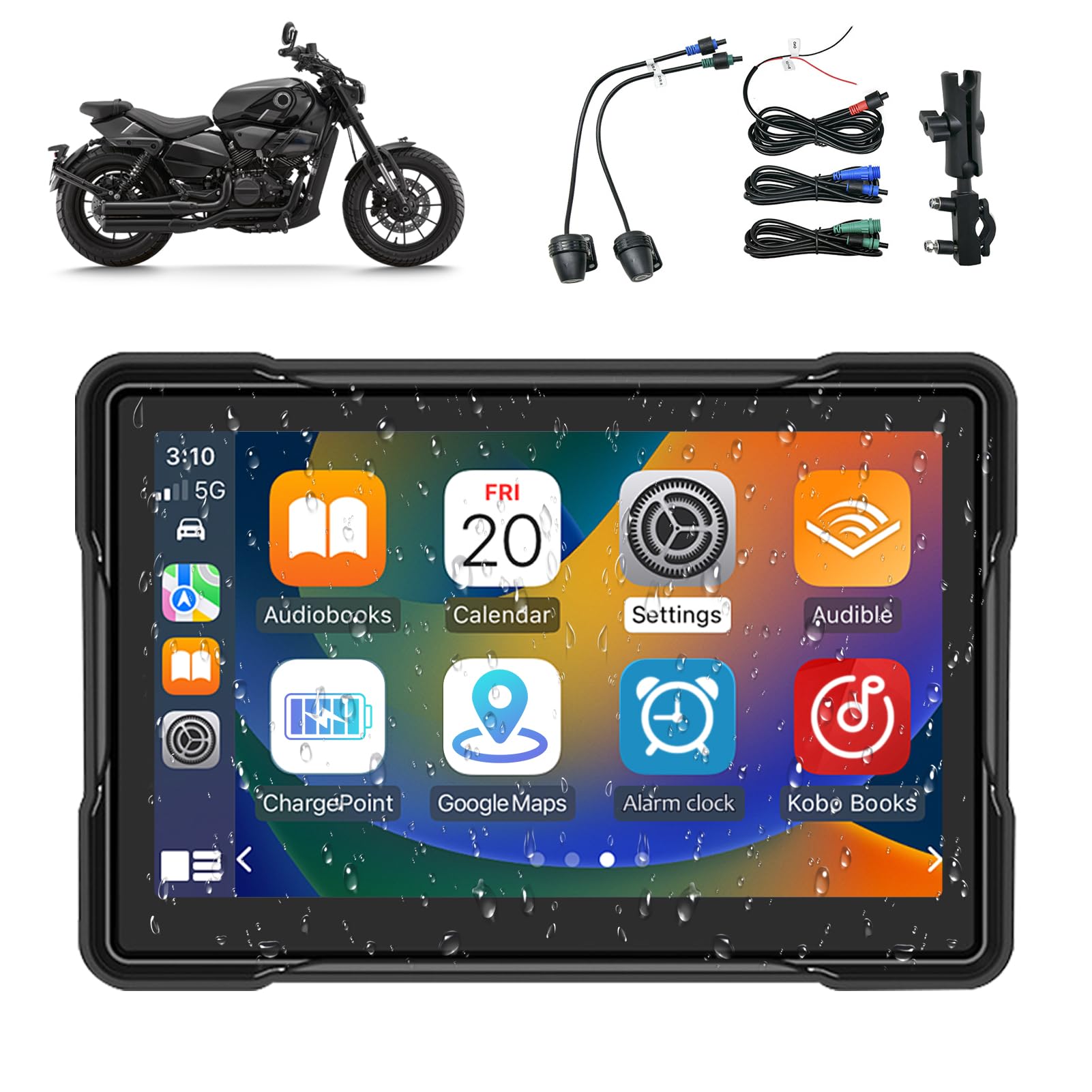 Carplay Wireless Moto - Schermo Portatile IPX7