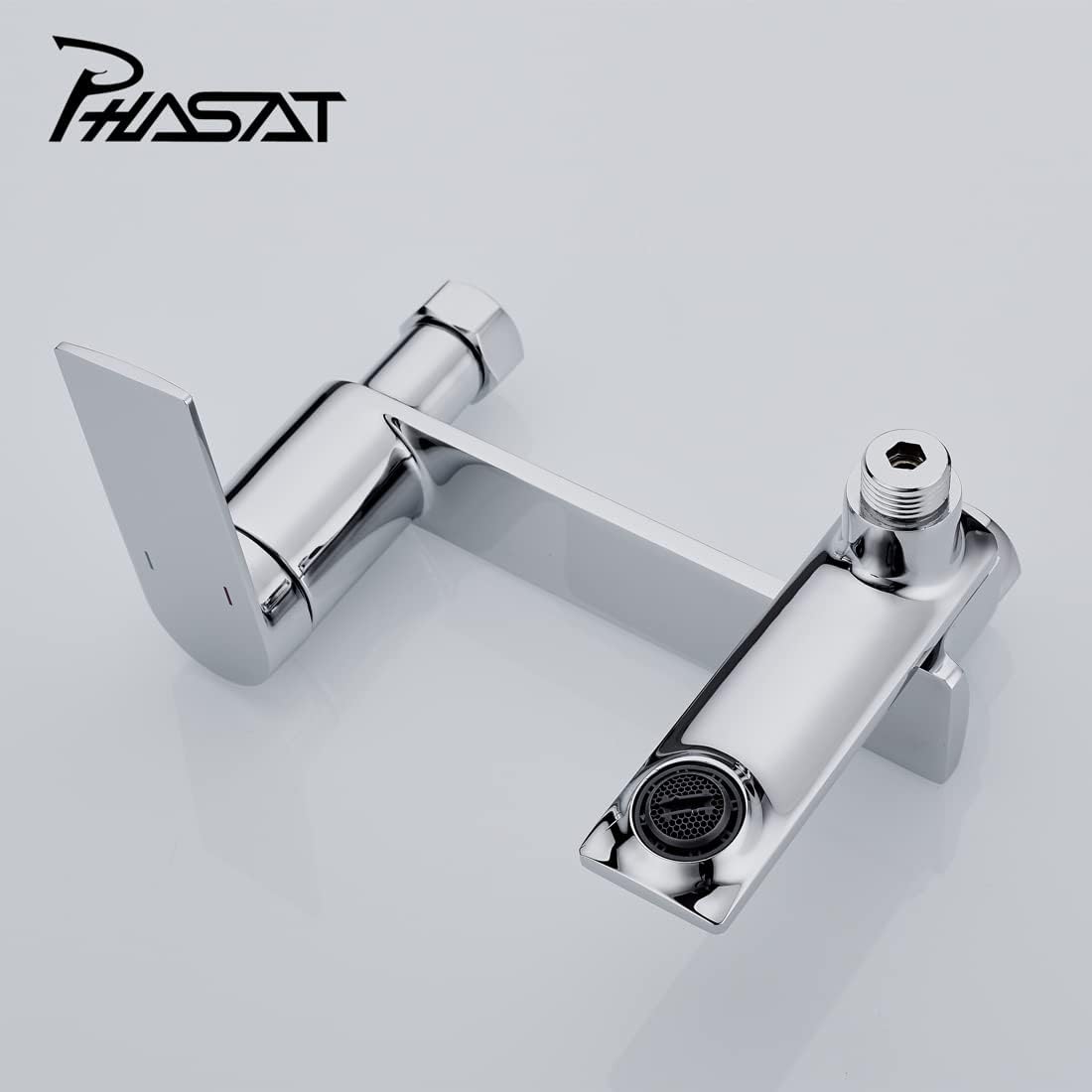 Phasat Rubinetto per Vasca Parete Miscelatore 90° Rotazione - immagine 4