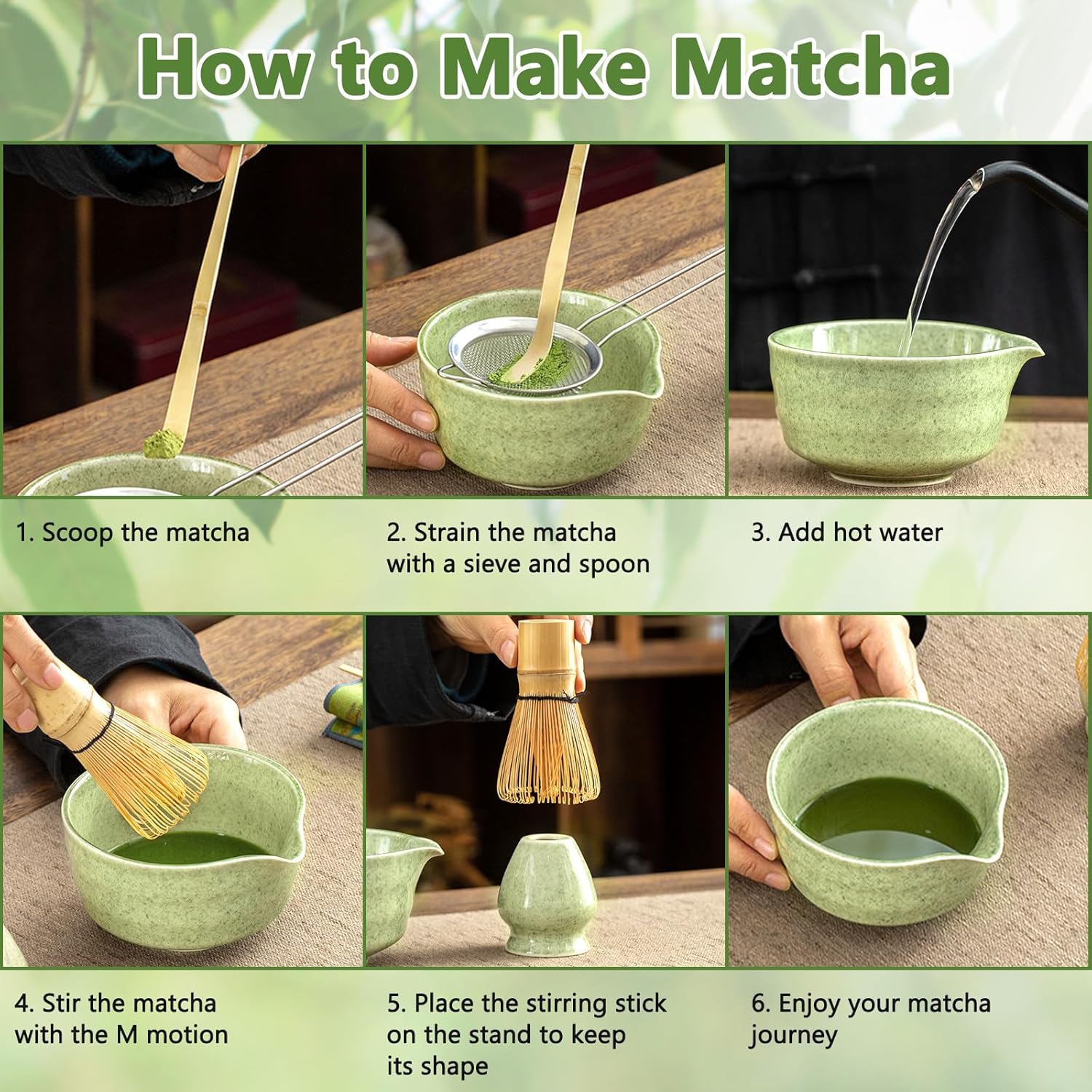 Set Matcha Kit Giapponese 8 Pezzi - immagine 4