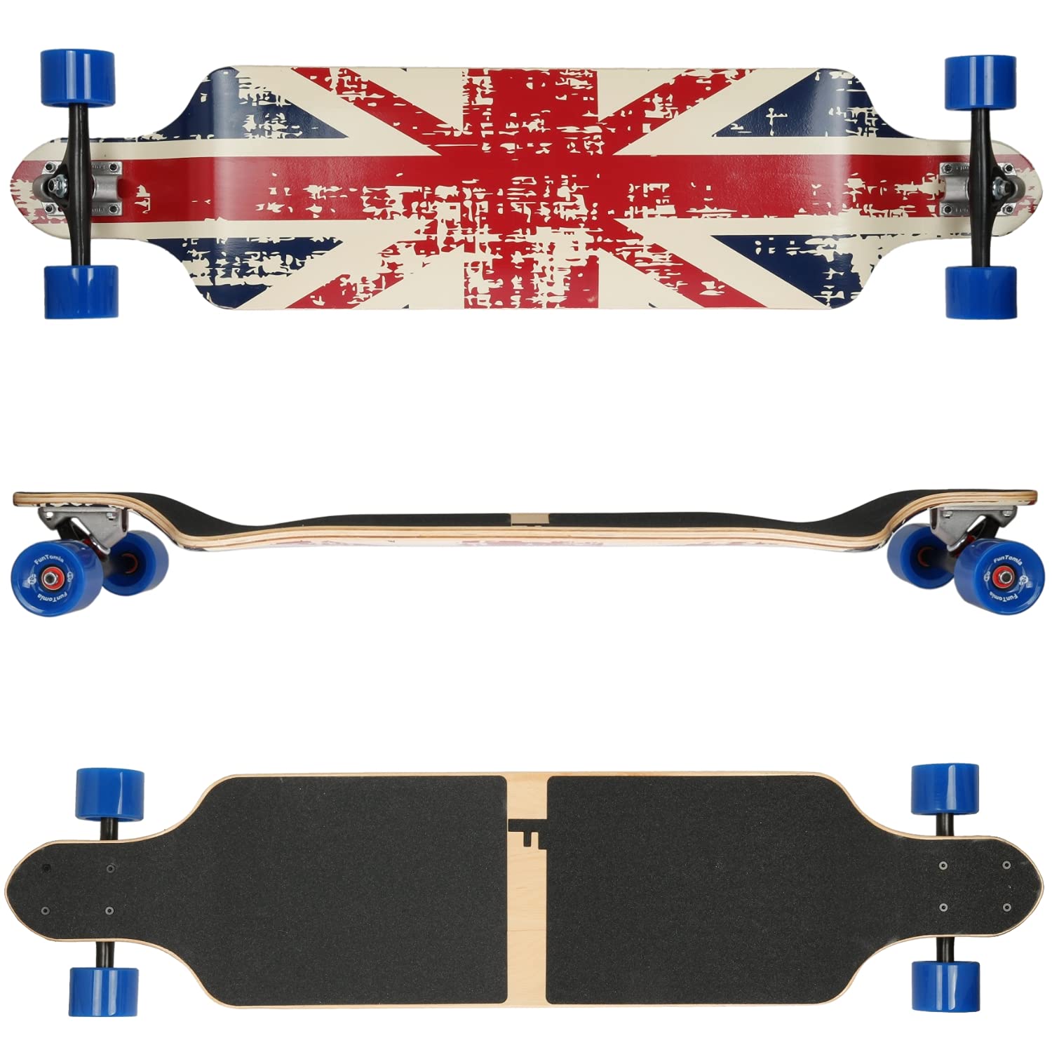 Funtomia Longboard Freeride Drop Through 42 Pollici