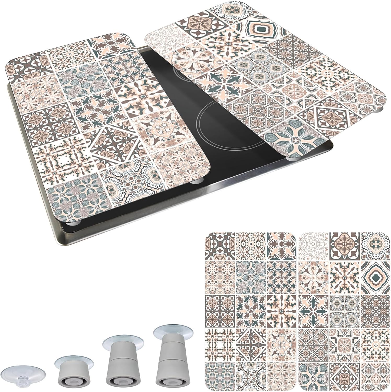 Wenko Coprifornelli Universale Mod Piastrelle 2 pezzi - immagine 9