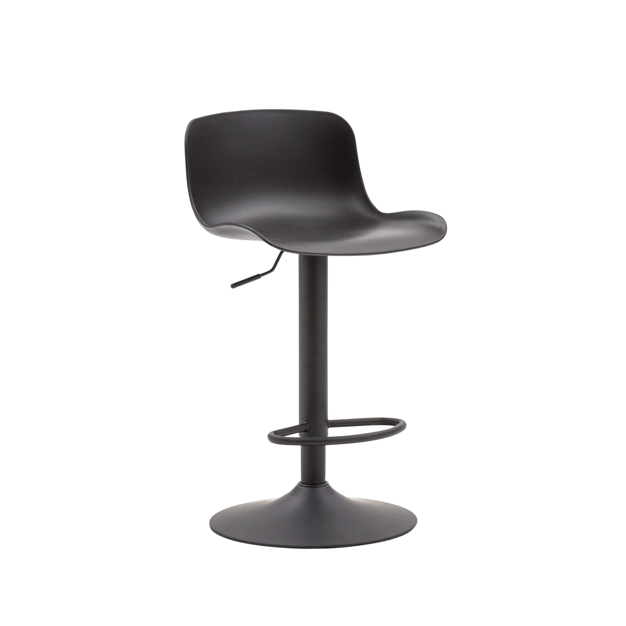 Konte.design Set 2 Sgabelli CANNES Regolabili, Nero