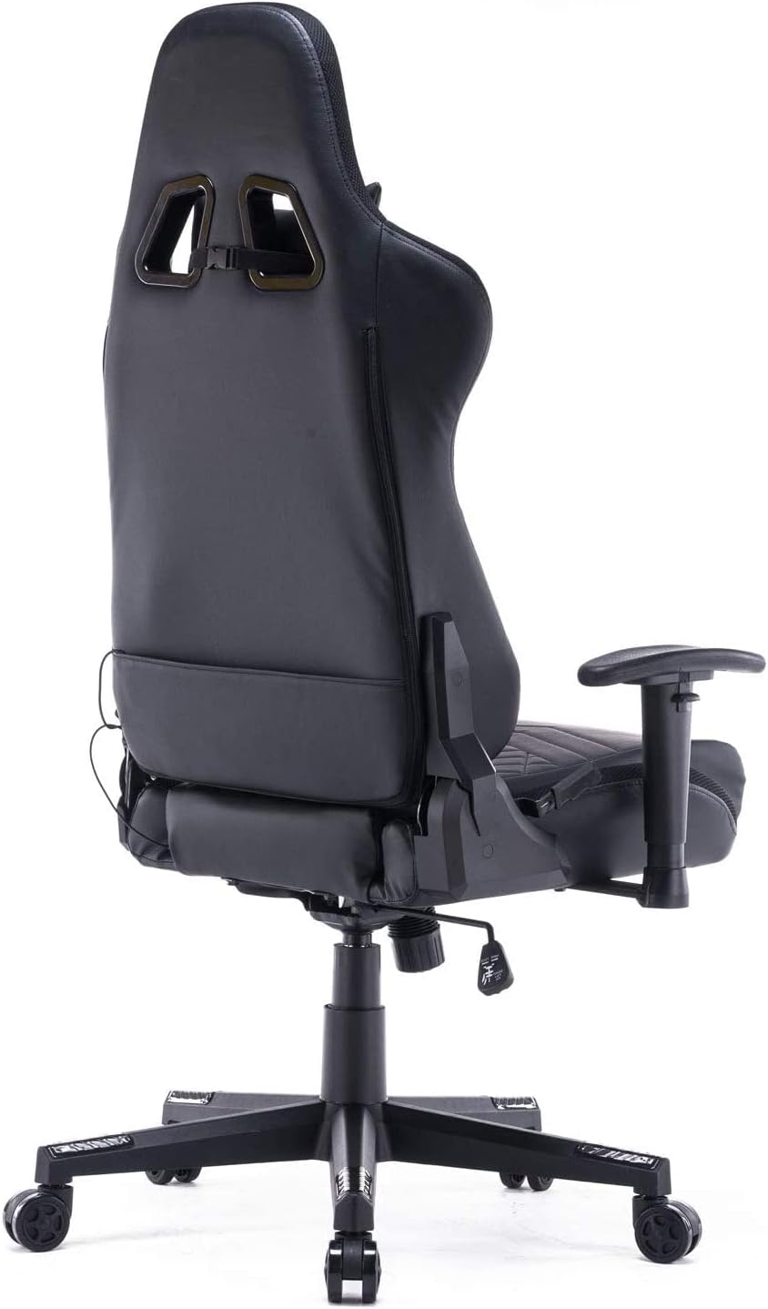 Brigros Reaper - Sedia Gaming Professionale LED RGB, Nera - immagine 6