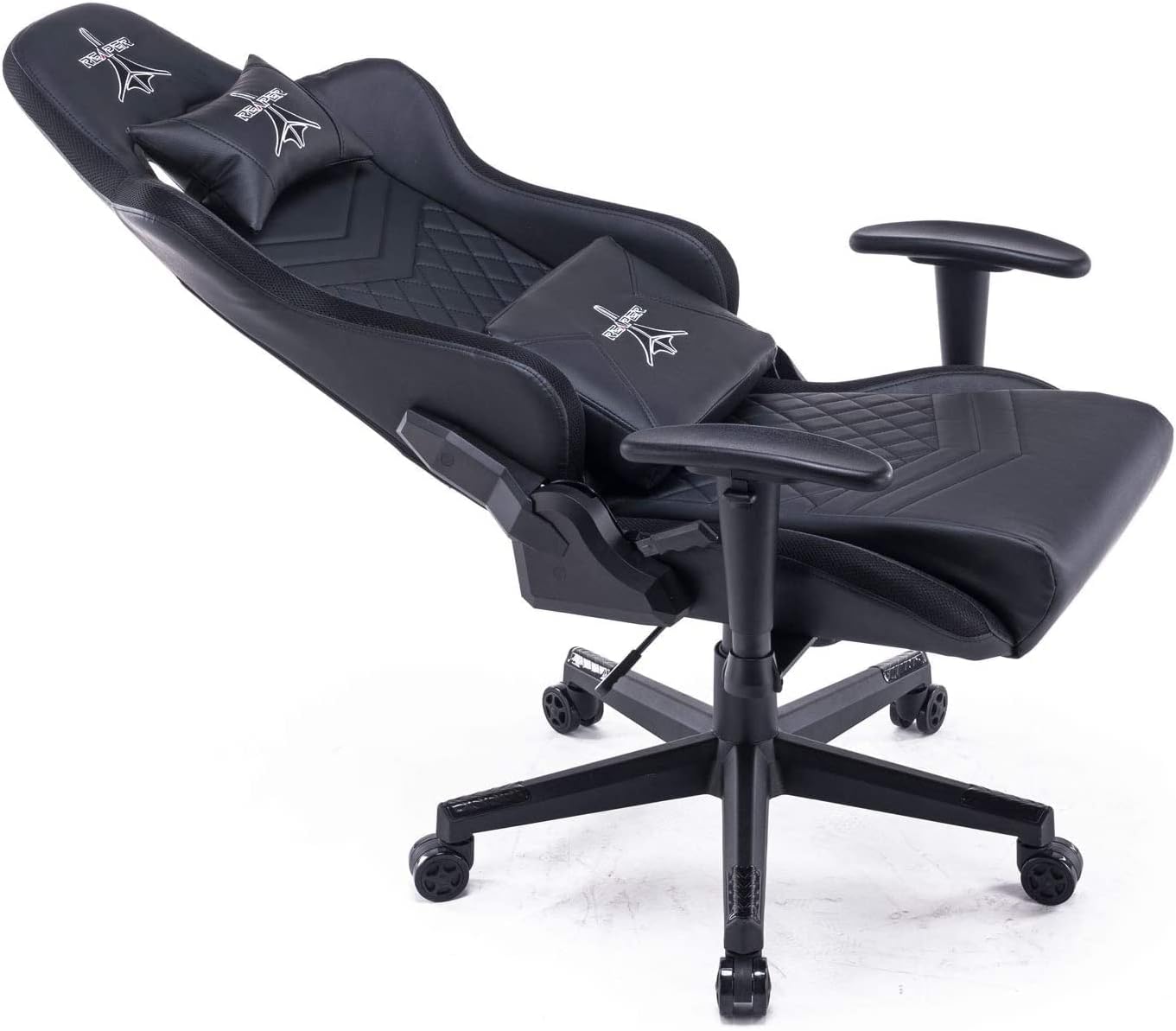 Brigros Reaper - Sedia Gaming Professionale LED RGB, Nera - immagine 7