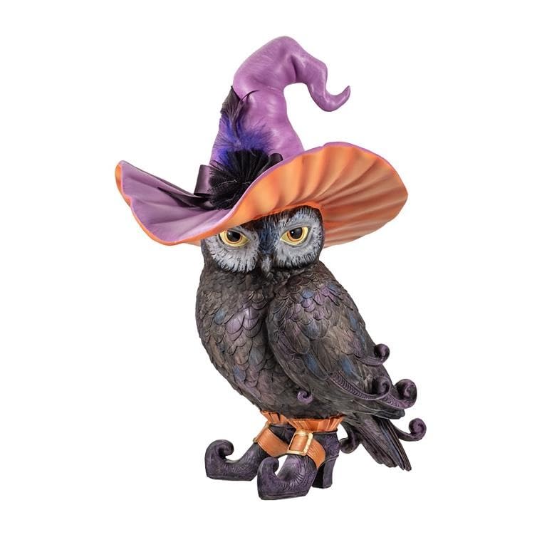 DRW Figura gufo con cappello da strega