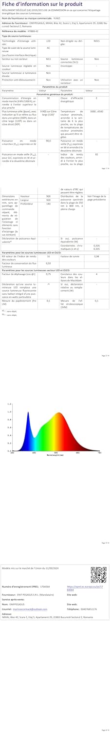 Muto Ventilatore da Soffitto con Luce LED 90CM, Oro - immagine 10