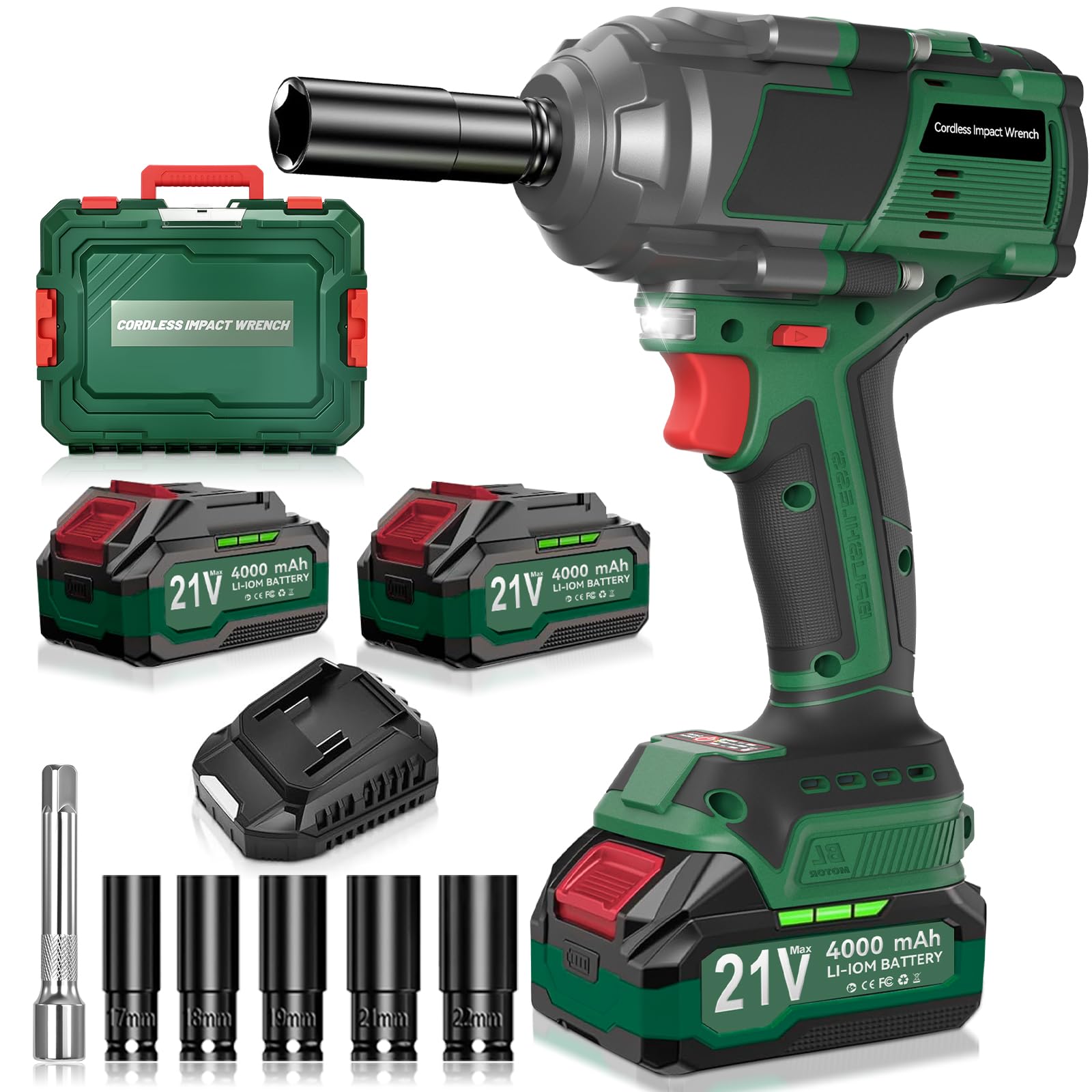 Avvitatore a Impulsi Brushless 1000 Nm 1/2 pollice