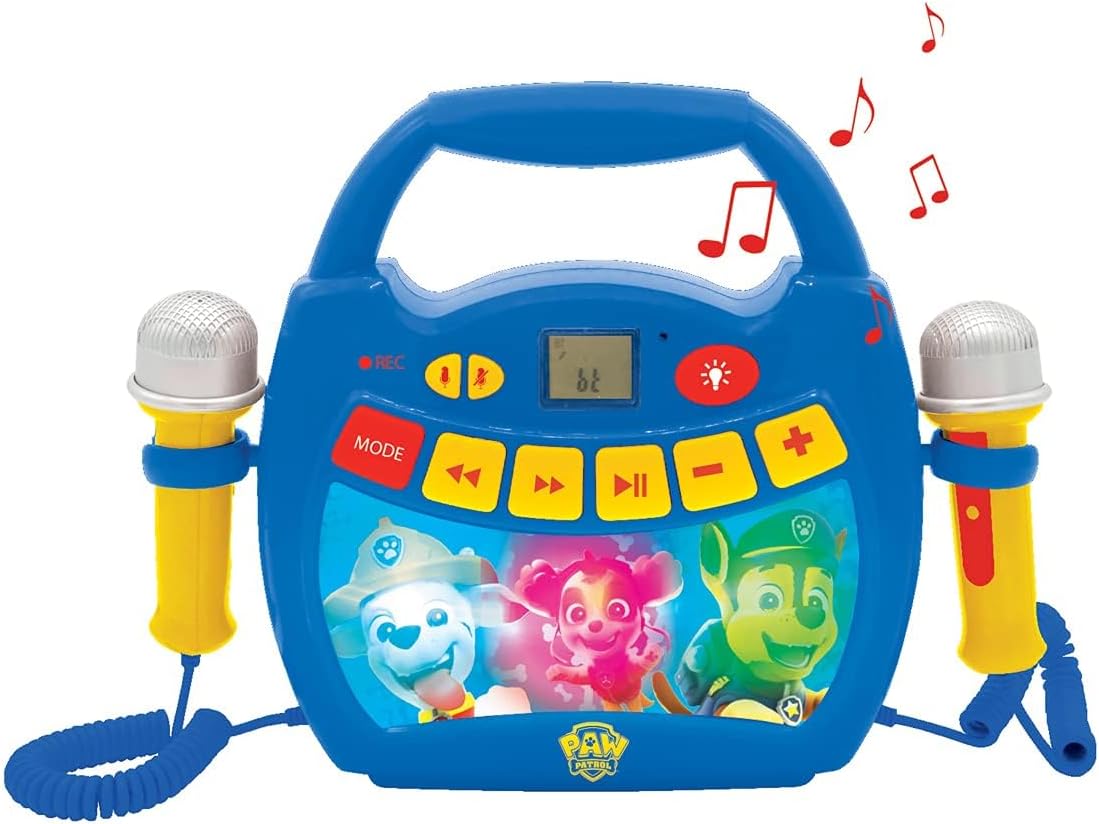 Lexibook MP320PAZ Paw Patrol - Karaoke Portatile per Bambini - immagine 2