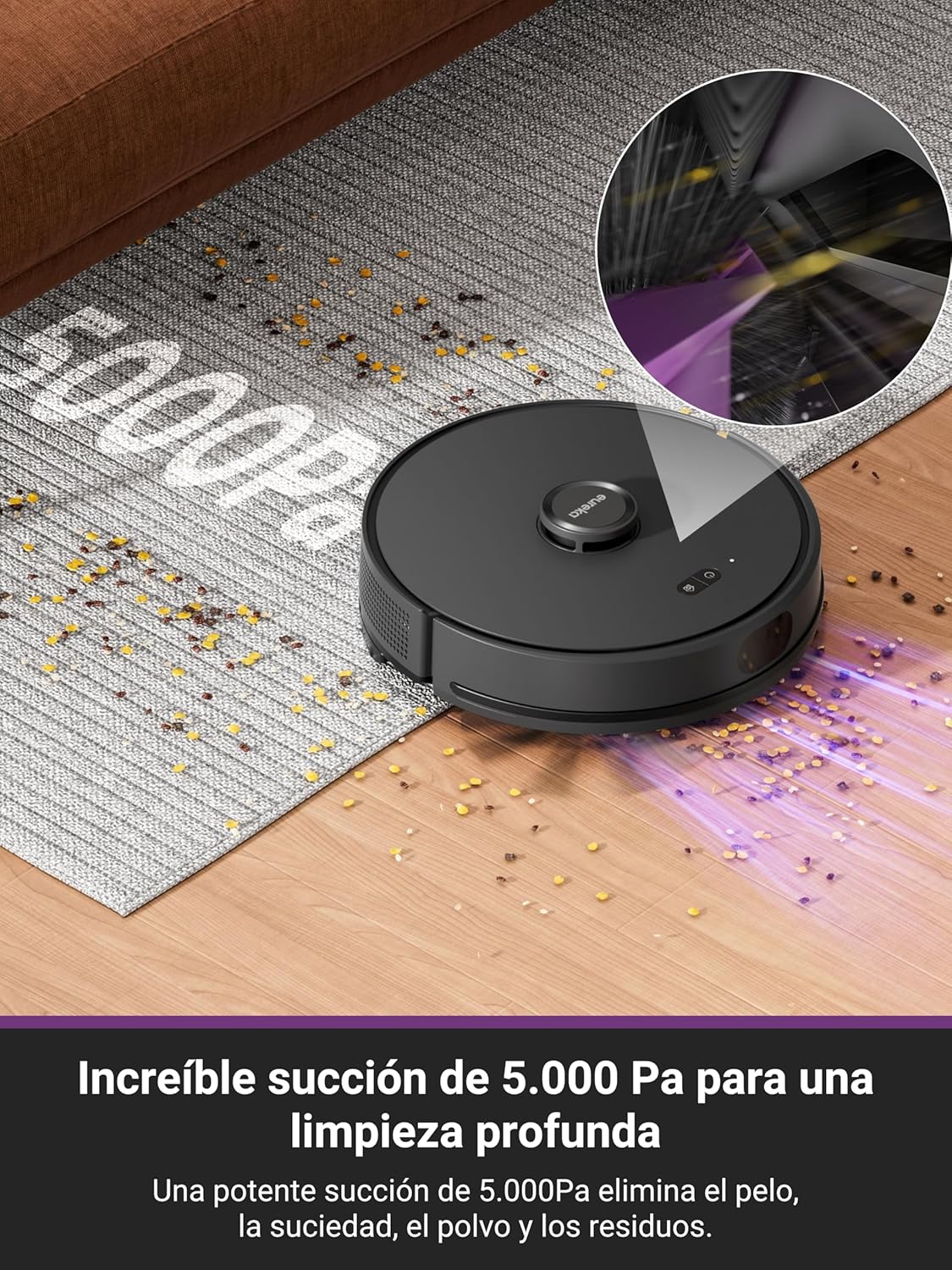 Eureka E6 Plus - Robot Aspirapolvere e Lavapavimenti - immagine 2