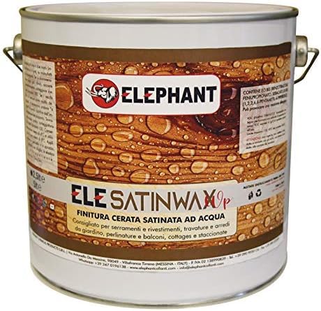 Finitura Vernice trasparente cerata satinata all'acqua ELE SATINWAX WP (2,5lt)