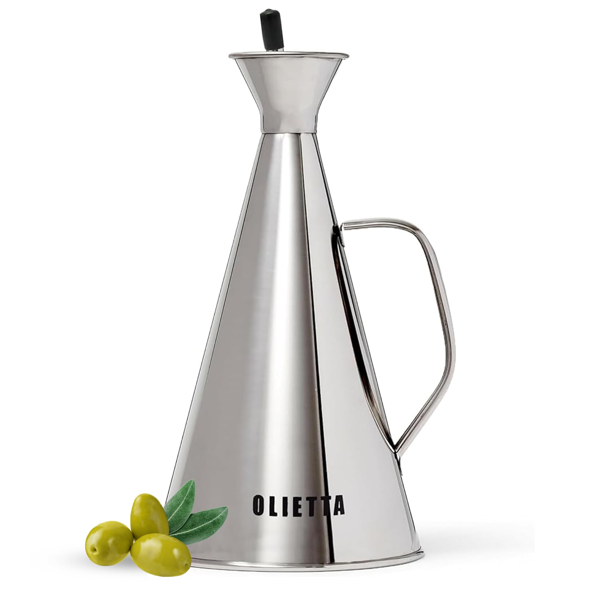 Olietta da Tavola Salvagoccia in Acciaio Inossidabile 1000ml