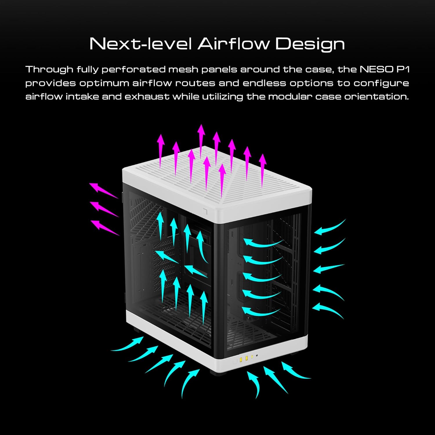 GAMDIAS NESO P1 - Case ATX Full Tower per PC - immagine 8