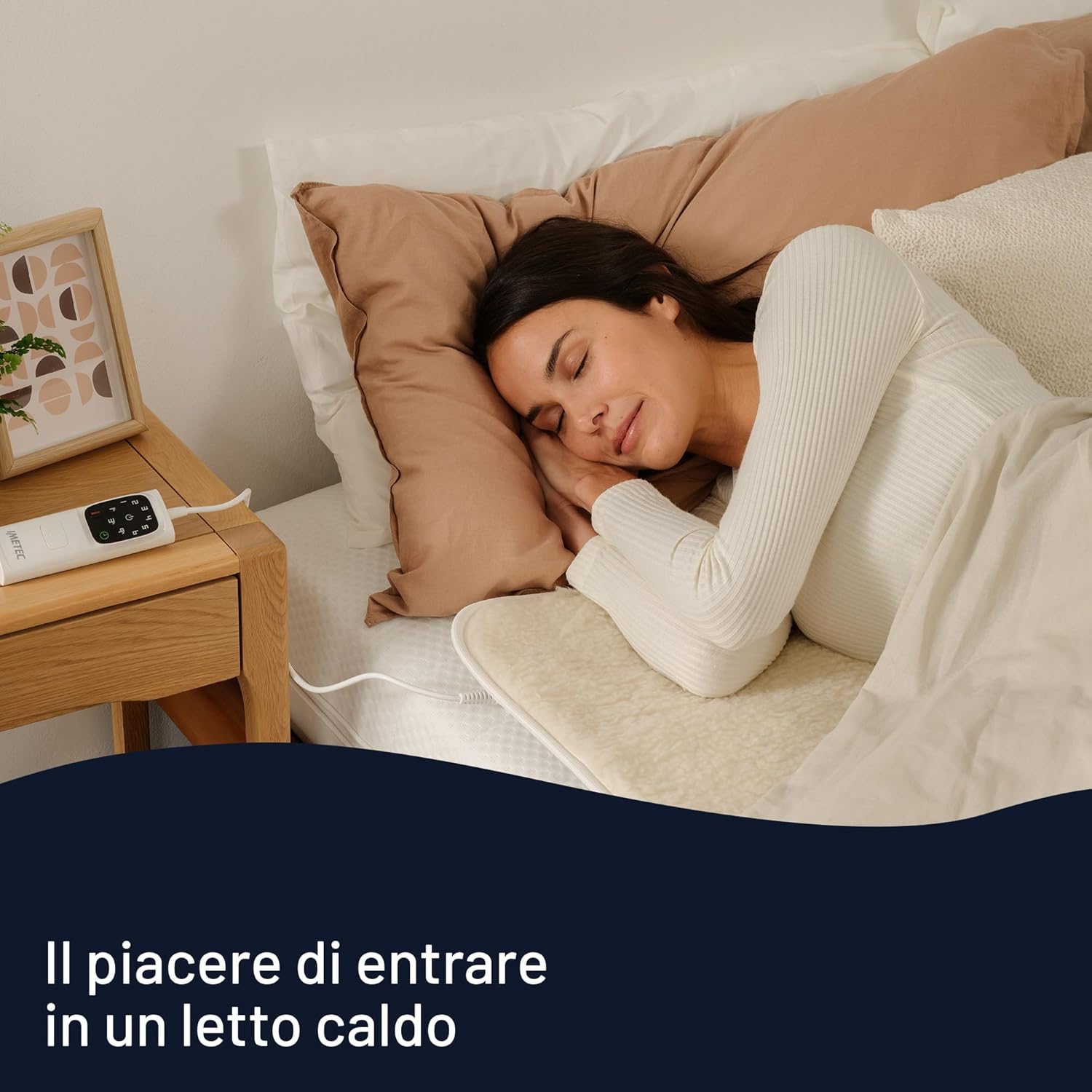 Imetec Scaldasonno Adapto Maxi Matrimoniale 195x165cm - immagine 2