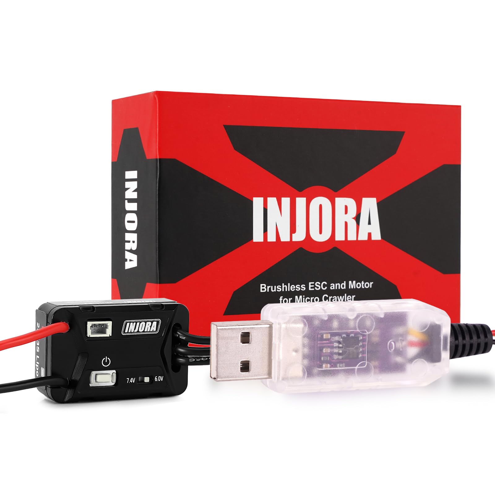 INJORA MBL32 G2 ESC Micro Brushless Impermeabile