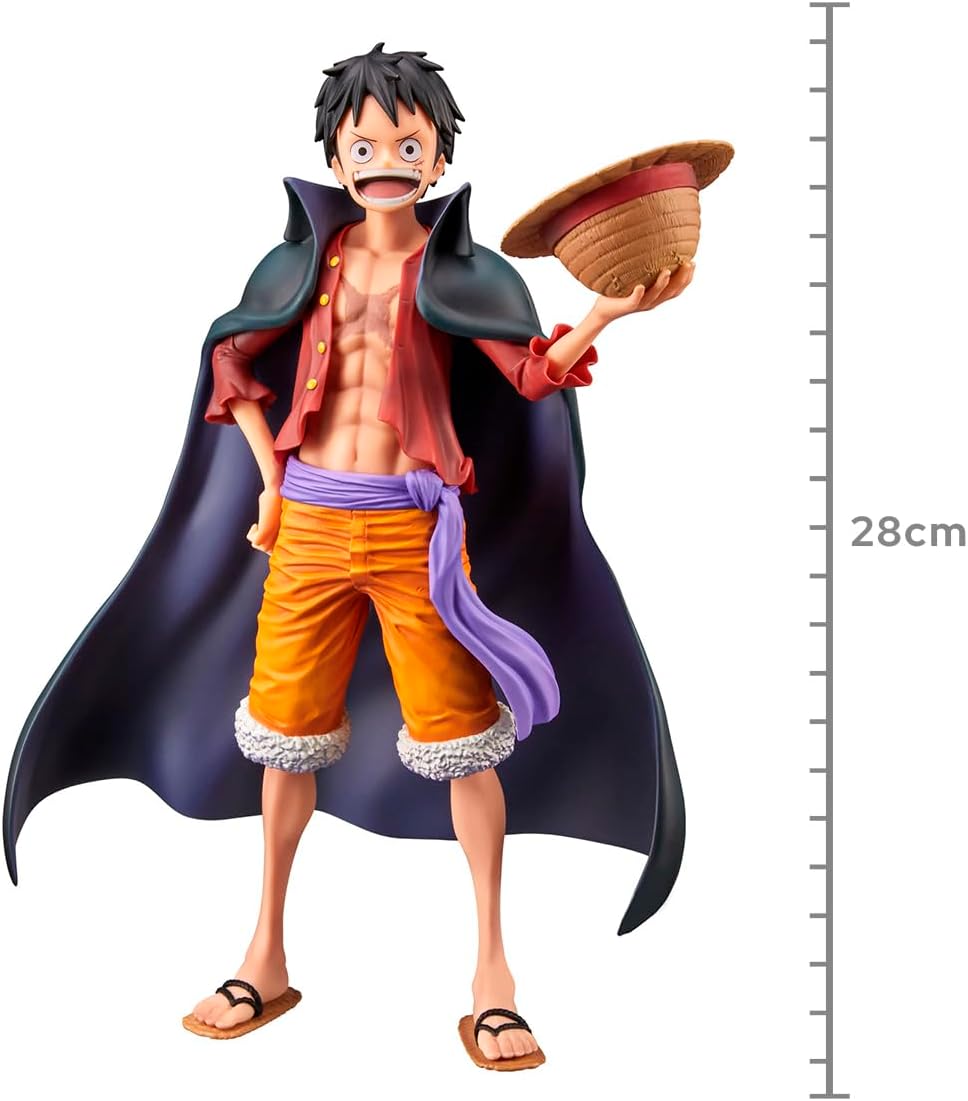BANPRESTO D. Rufy One Piece - Figurine Grandista Nero 27cm - immagine 2