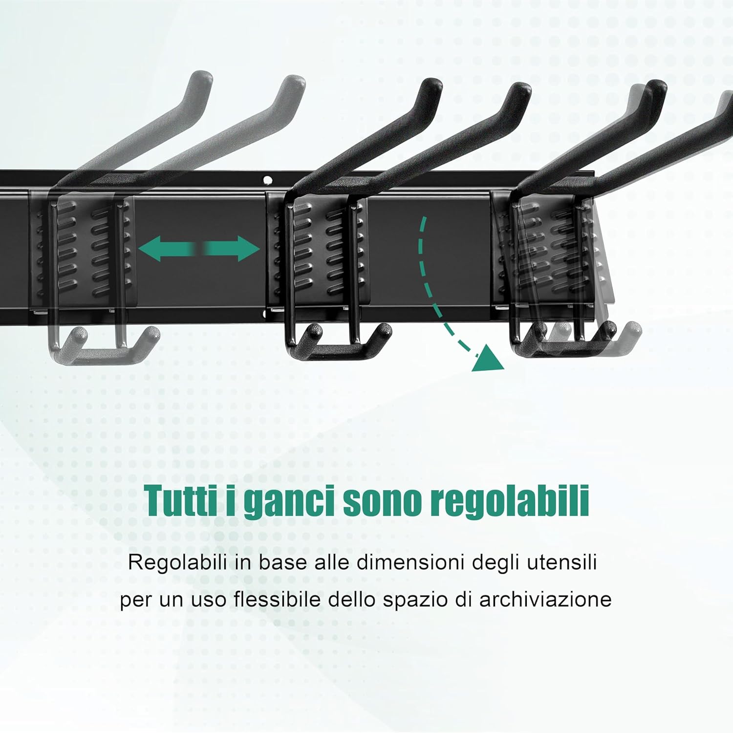 Mimoke Scaffalatura Multifunzione da Parete 122cm - immagine 3