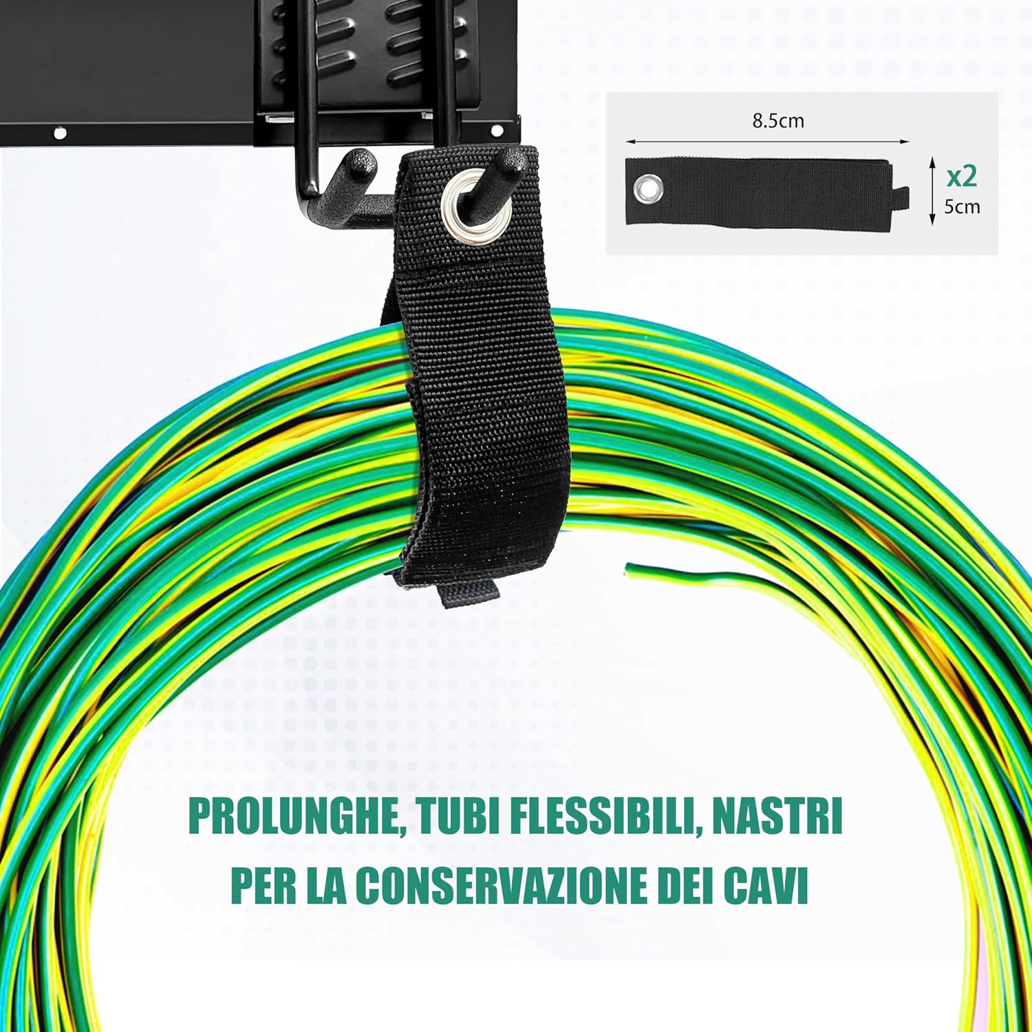 Mimoke Scaffalatura Multifunzione da Parete 122cm - immagine 6