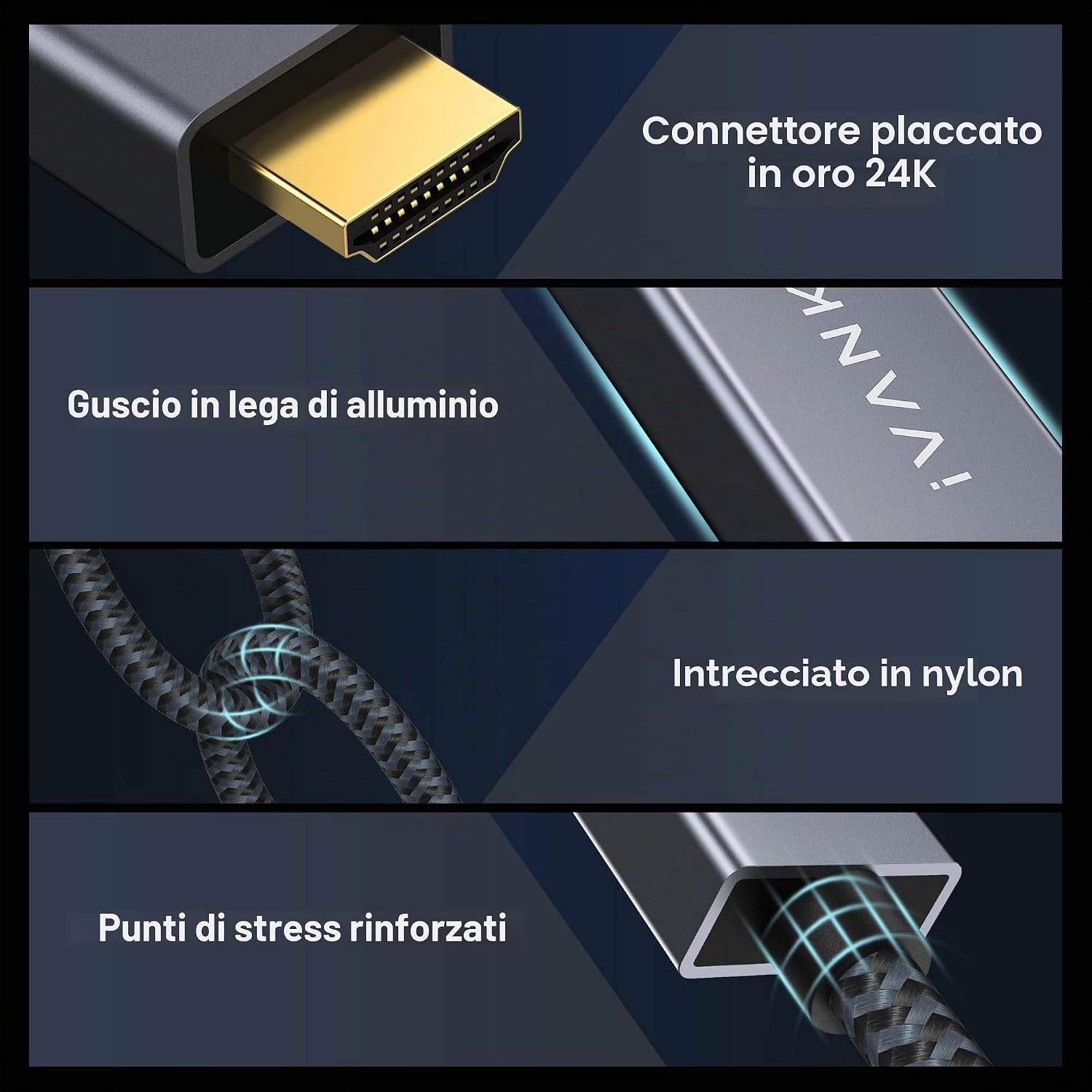 Ivanky Cavo Mini DisplayPort a HDMI 1080p | Velz