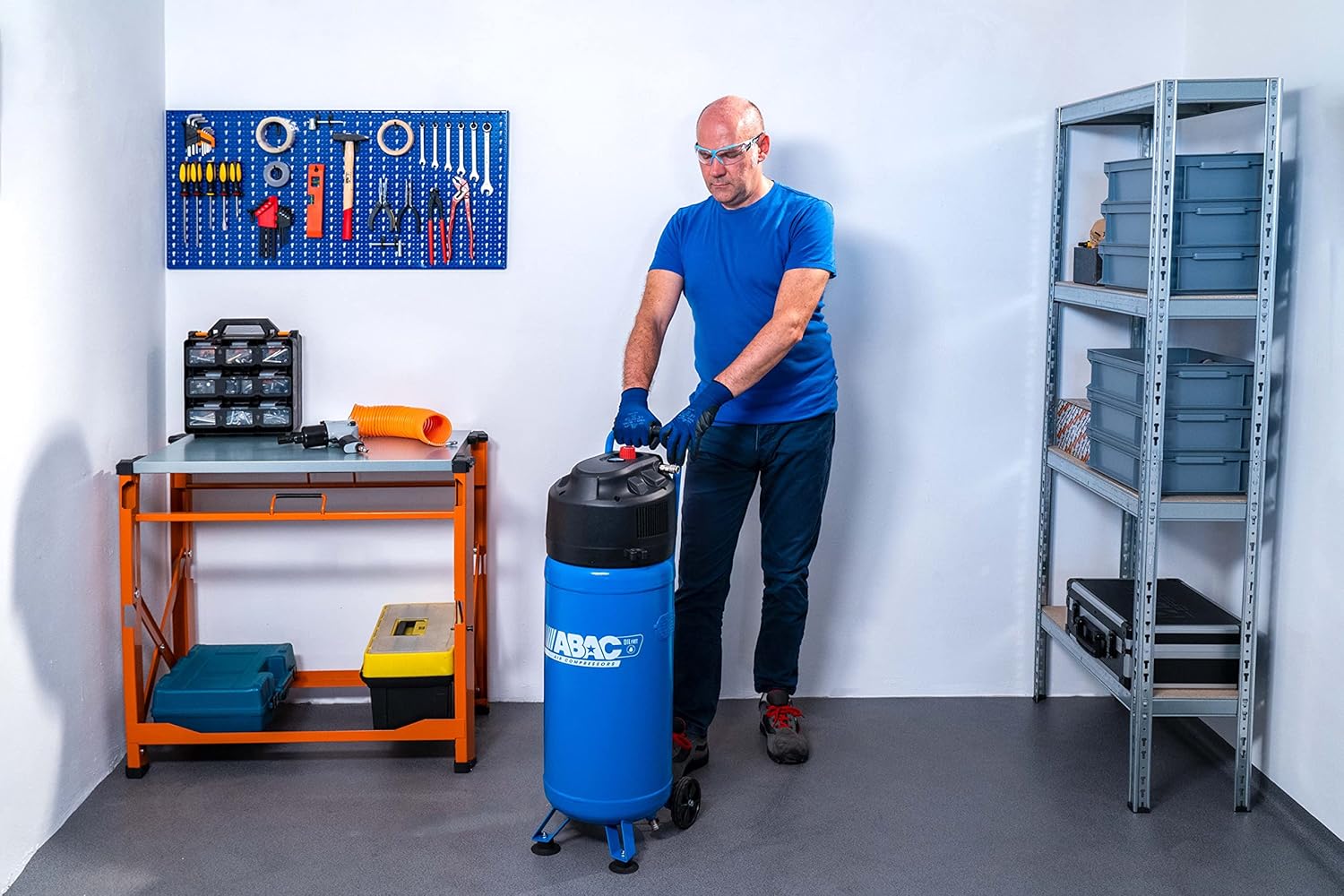 Abac Compressore d'Aria Verticale EASE-AIR 50V Oil-Free - immagine 5