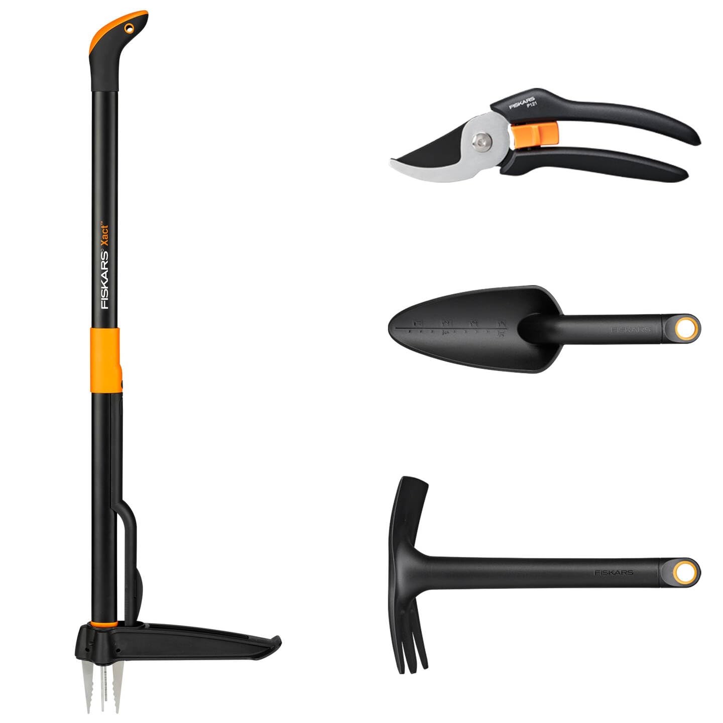 Fiskars Set di Attrezzi da Giardino 4 Pezzi