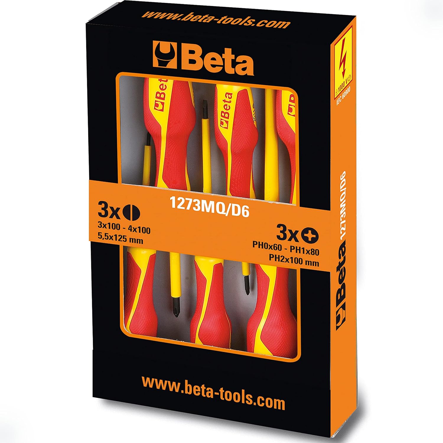 Beta 1273MQ/D6 - Serie di 6 Giravite - immagine 1