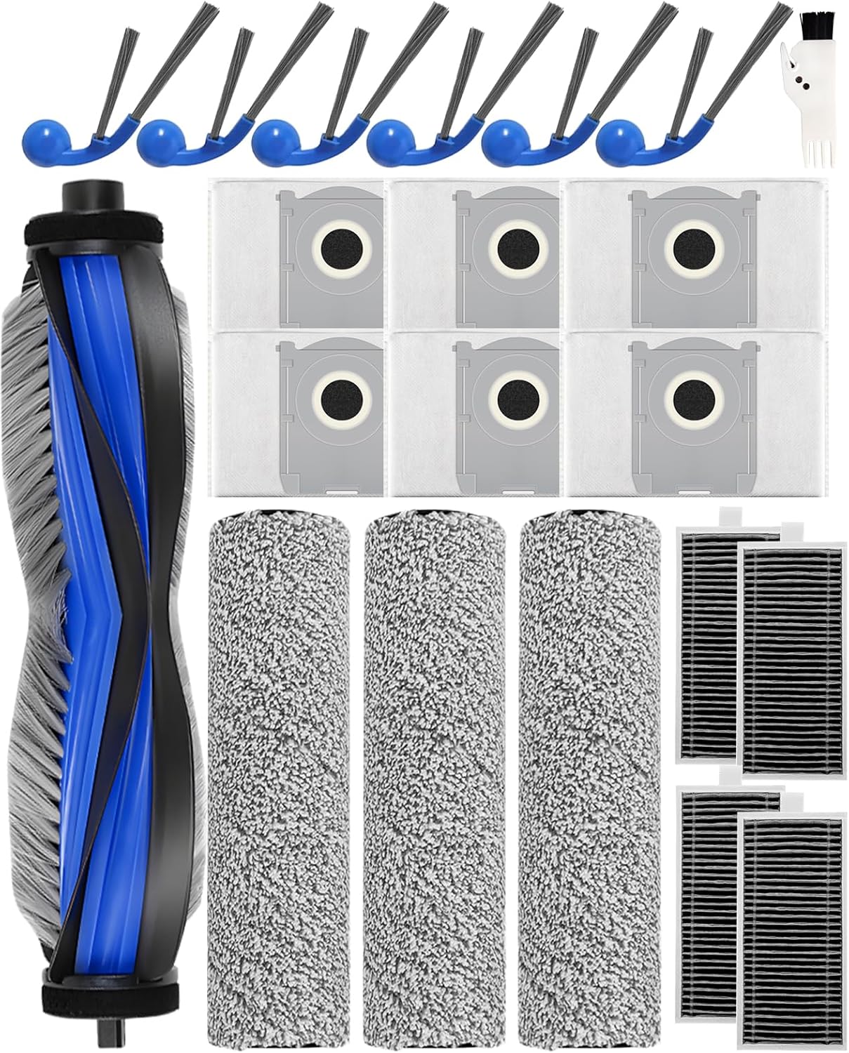 Kit 21 Accessori Ricambio per Ecovacs Deebot T80 OMNI - immagine 1