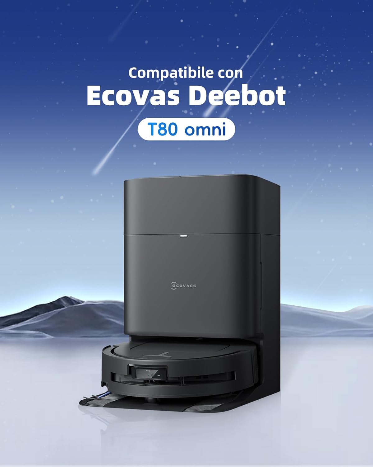 Kit 21 Accessori Ricambio per Ecovacs Deebot T80 OMNI - immagine 2