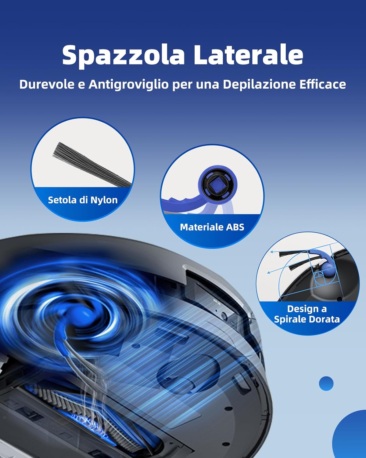 Kit 21 Accessori Ricambio per Ecovacs Deebot T80 OMNI - immagine 4