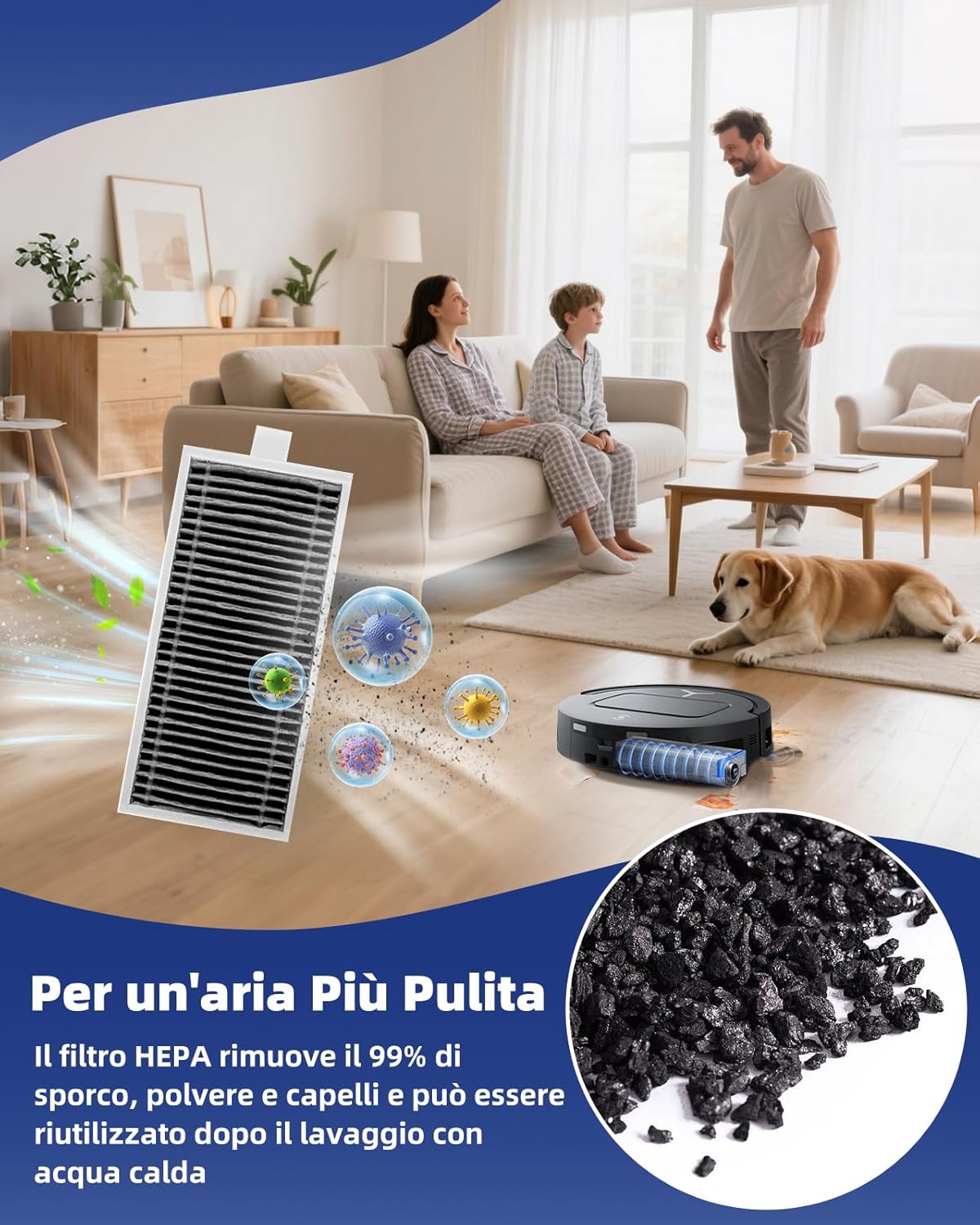 Kit 21 Accessori Ricambio per Ecovacs Deebot T80 OMNI - immagine 6