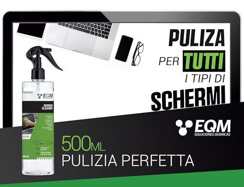 EQM - ECO-219 - Pulizia Schermo 500 ML con Panno Microfibra - immagine 2