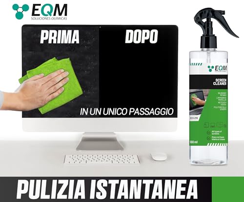 EQM - ECO-219 - Pulizia Schermo 500 ML con Panno Microfibra - immagine 5