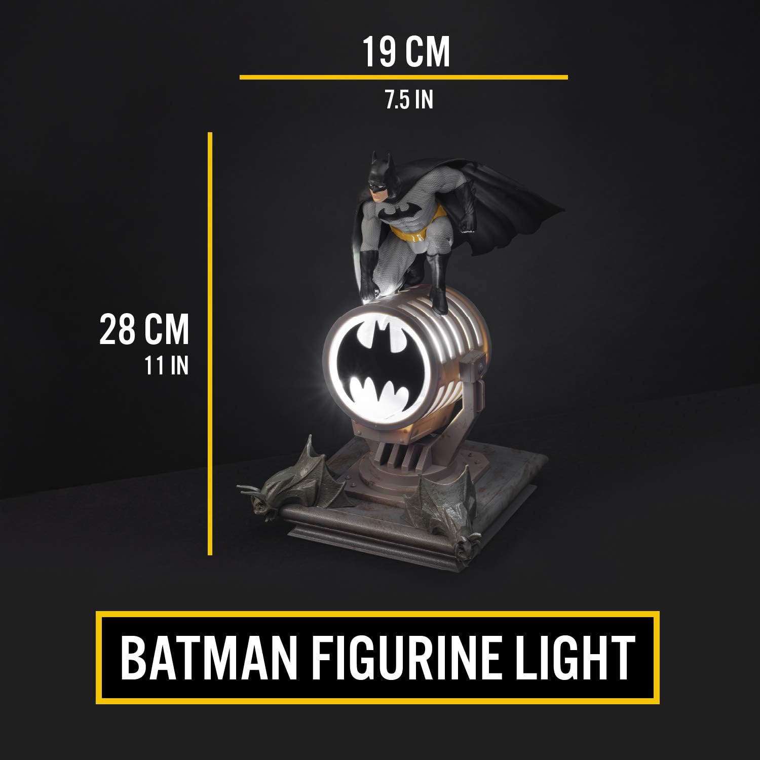 Paladone Batman Figurine Light BDP Lampada, Multicolore - immagine 3