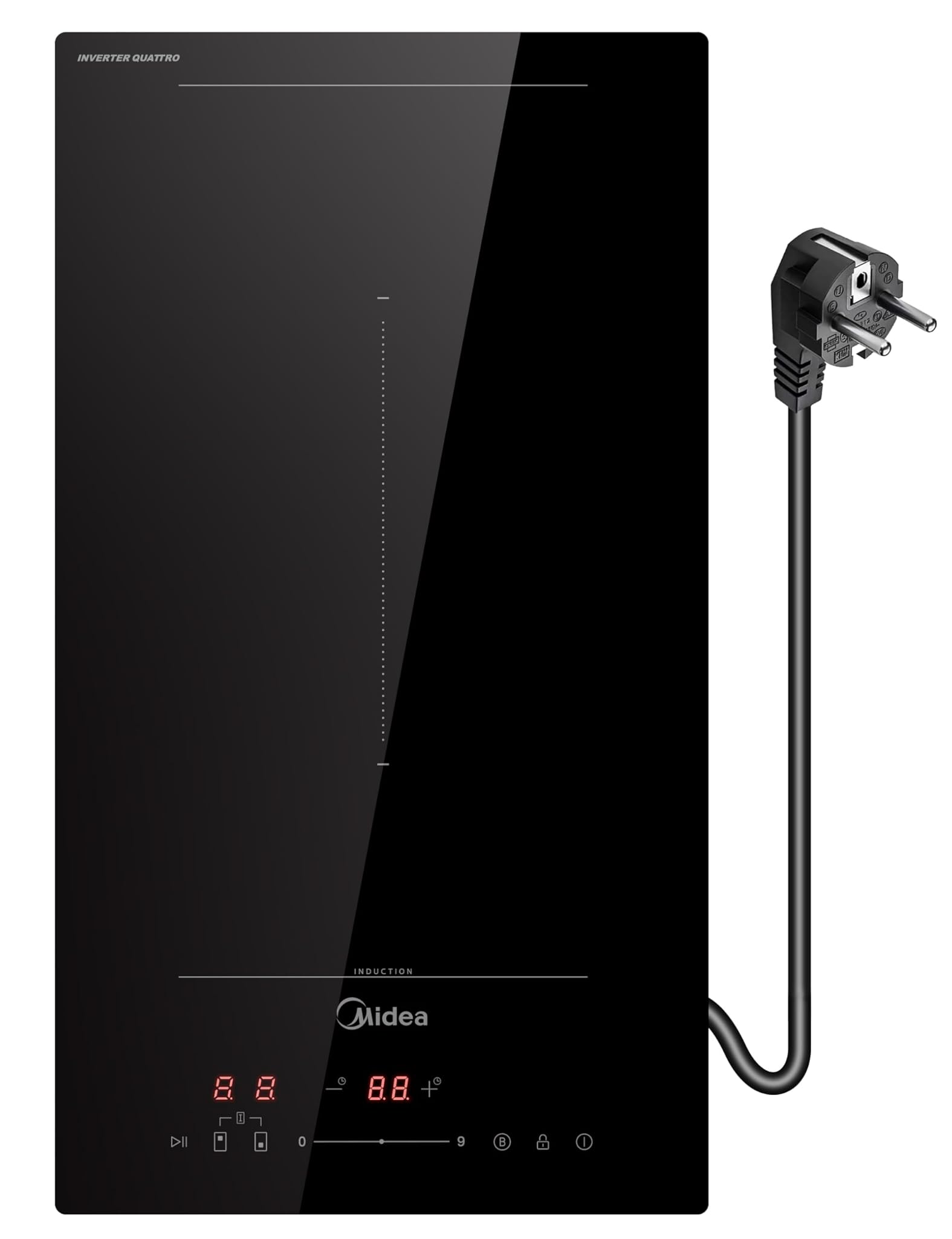 Midea Piano Cottura a Induzione con Zone Flessibili