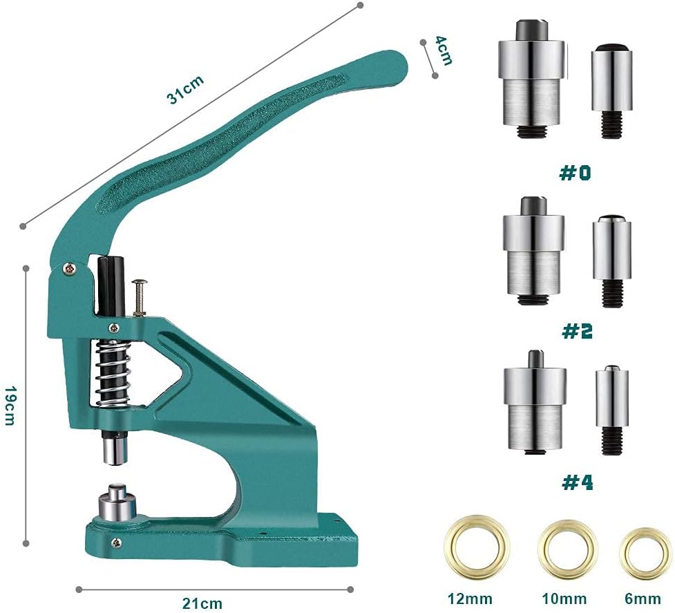 Grommet Occhiello Punzonatrice con 900 Occhielli - immagine 7