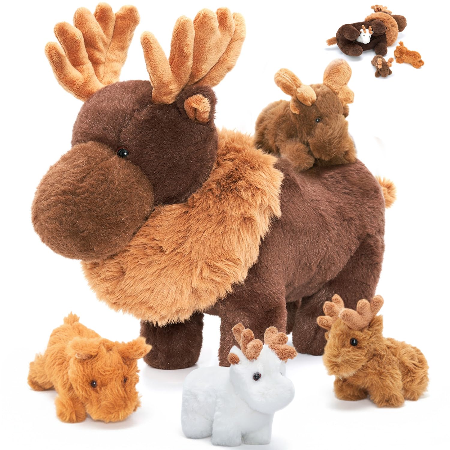 OUOZZZ Alce Renna Peluche 32cm