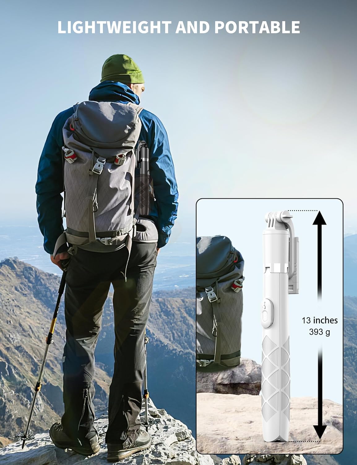 Treppiede Smartphone 180CM Estensibile con Telecomando - immagine 7