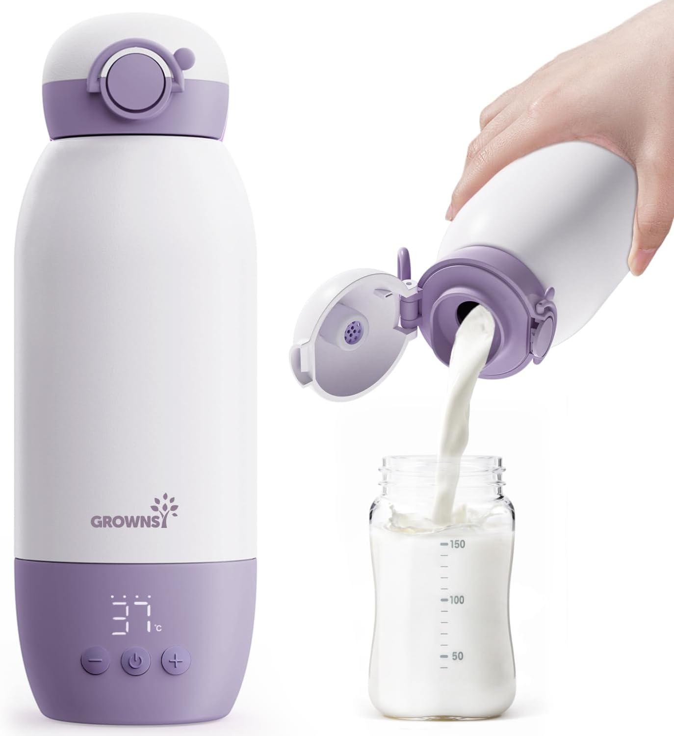 Grownsy Scaldabiberon Portatile USB-C 10000mAh - immagine 1