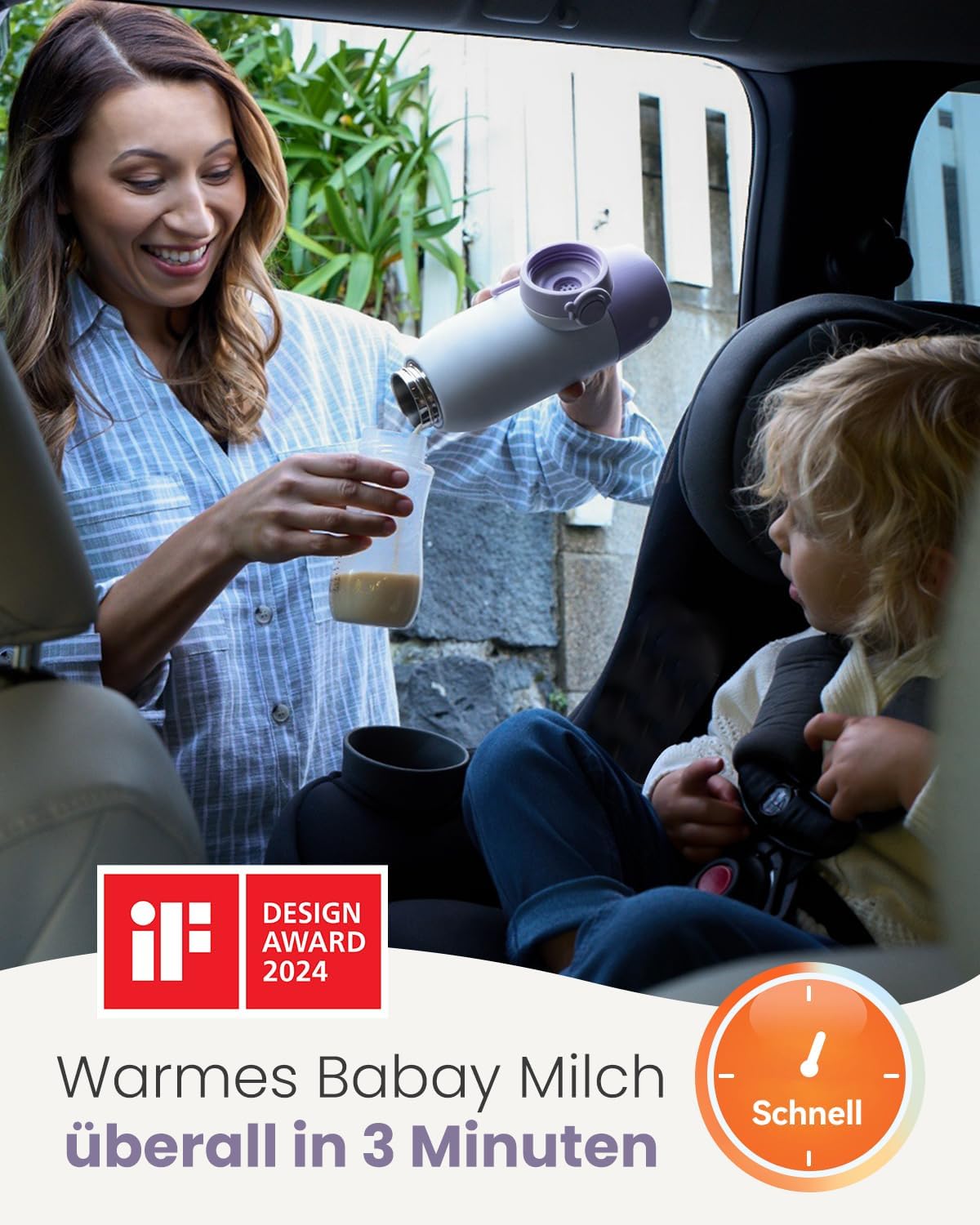 Grownsy Scaldabiberon Portatile USB-C 10000mAh - immagine 6