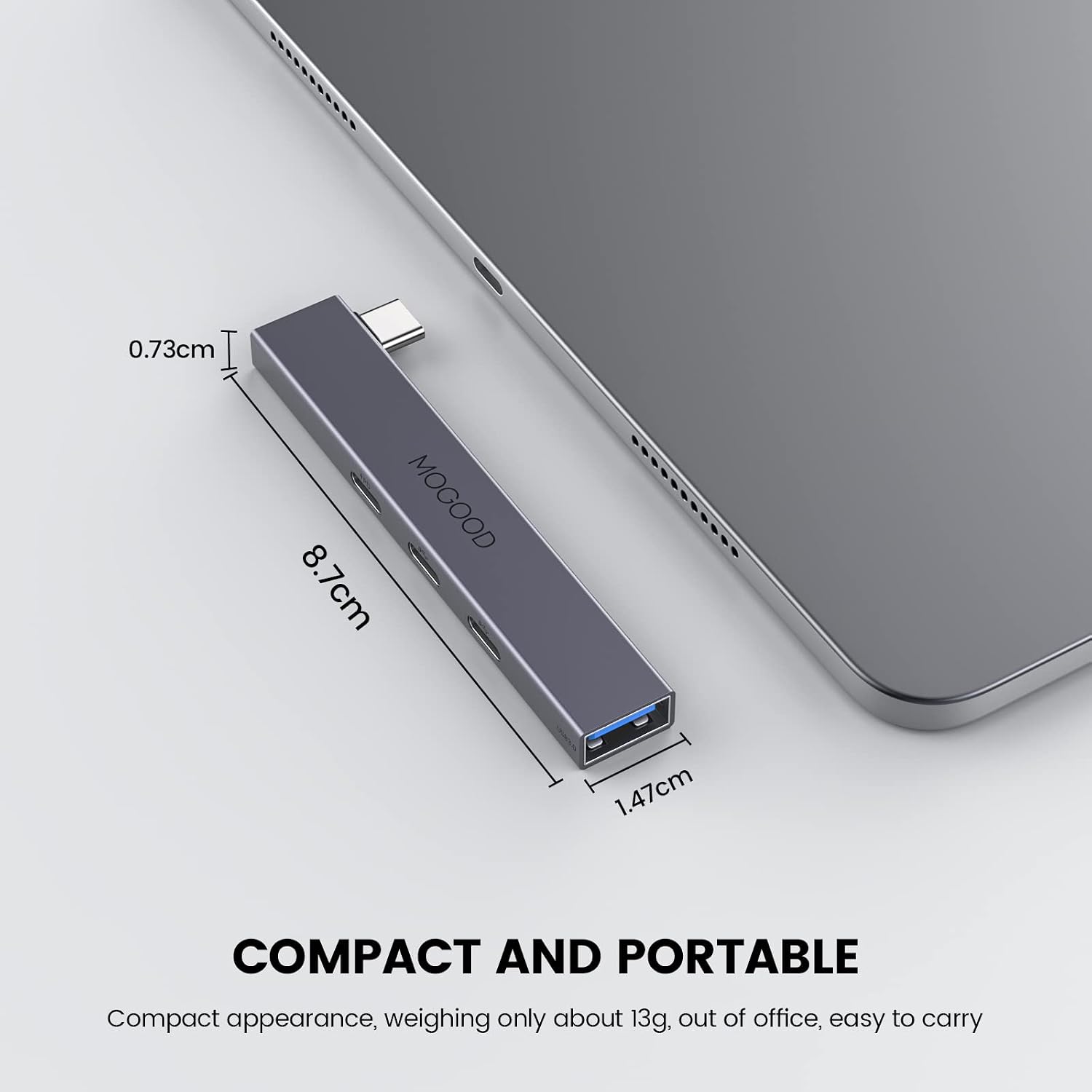 MOGOOD USB C Hub, USB C Splitter per Laptop, Adattatore Multiporta con ...