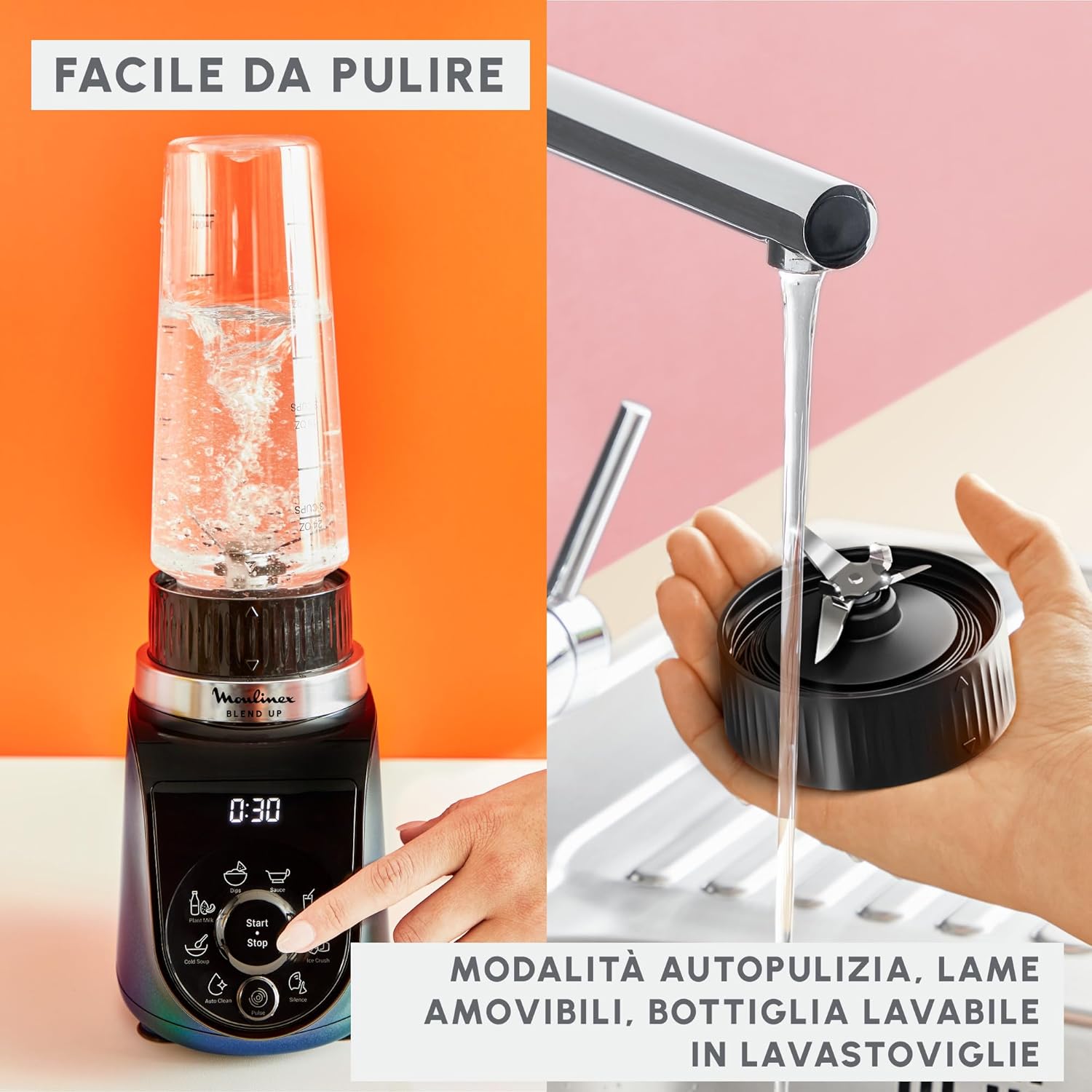 Moulinex Blend Up - Frullatore Potente 1000W - immagine 4