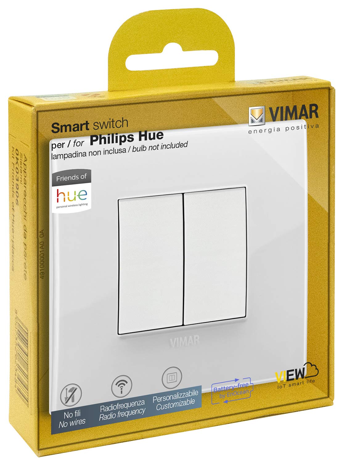 Vimar 0K03906.05 Kit Interruttore Senza Fili Philips Hue