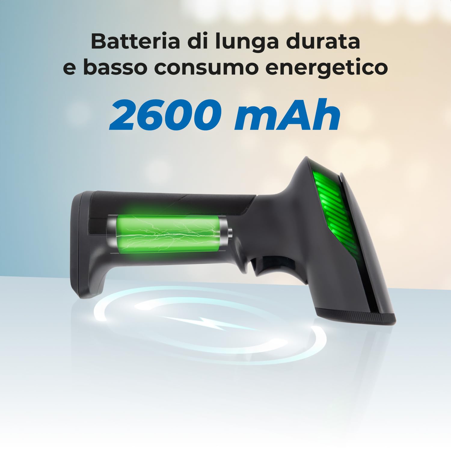 Vultech BC-07P-WBT Scanner Barcode Wireless 2D 1D QR - immagine 7