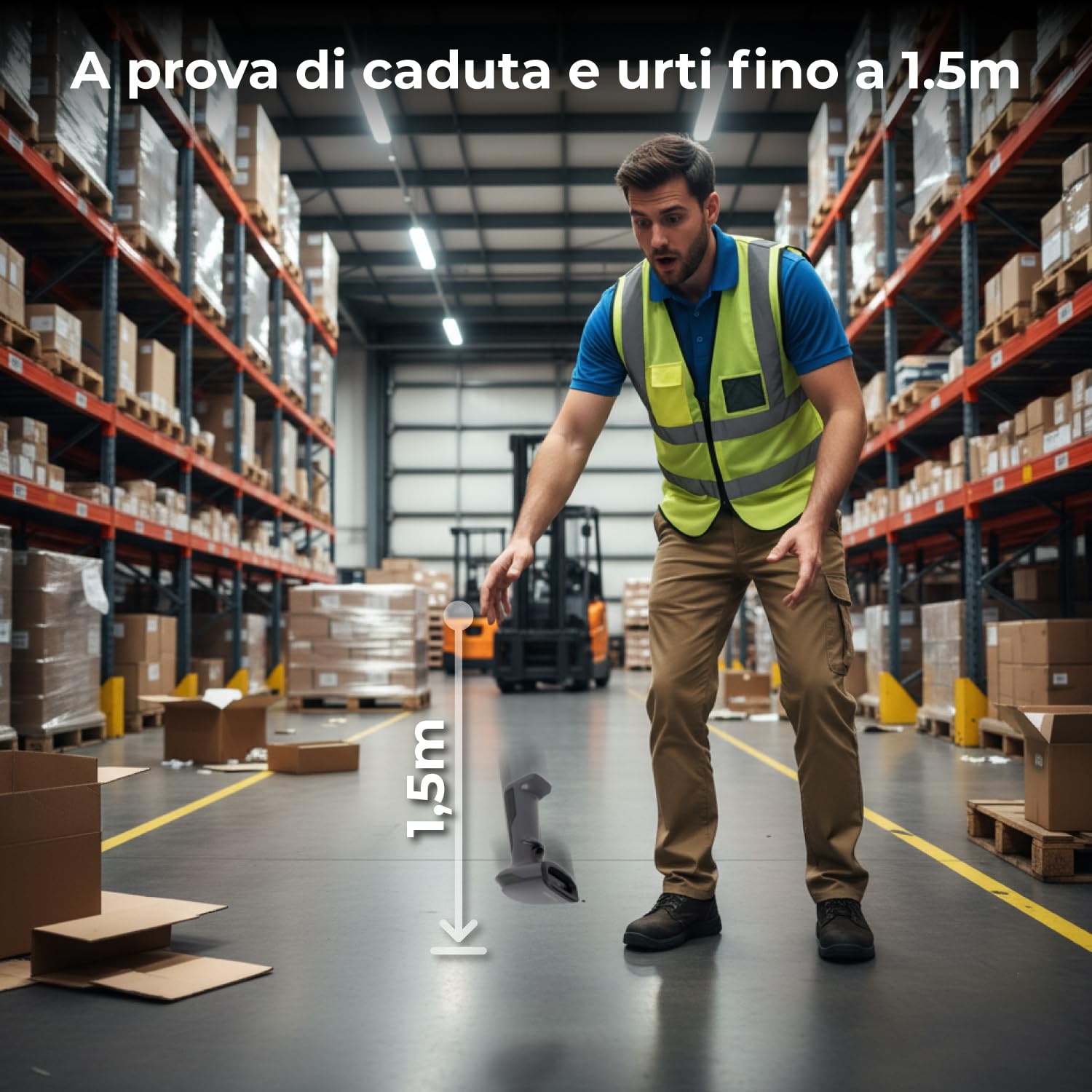 Vultech BC-07P-WBT Scanner Barcode Wireless 2D 1D QR - immagine 8