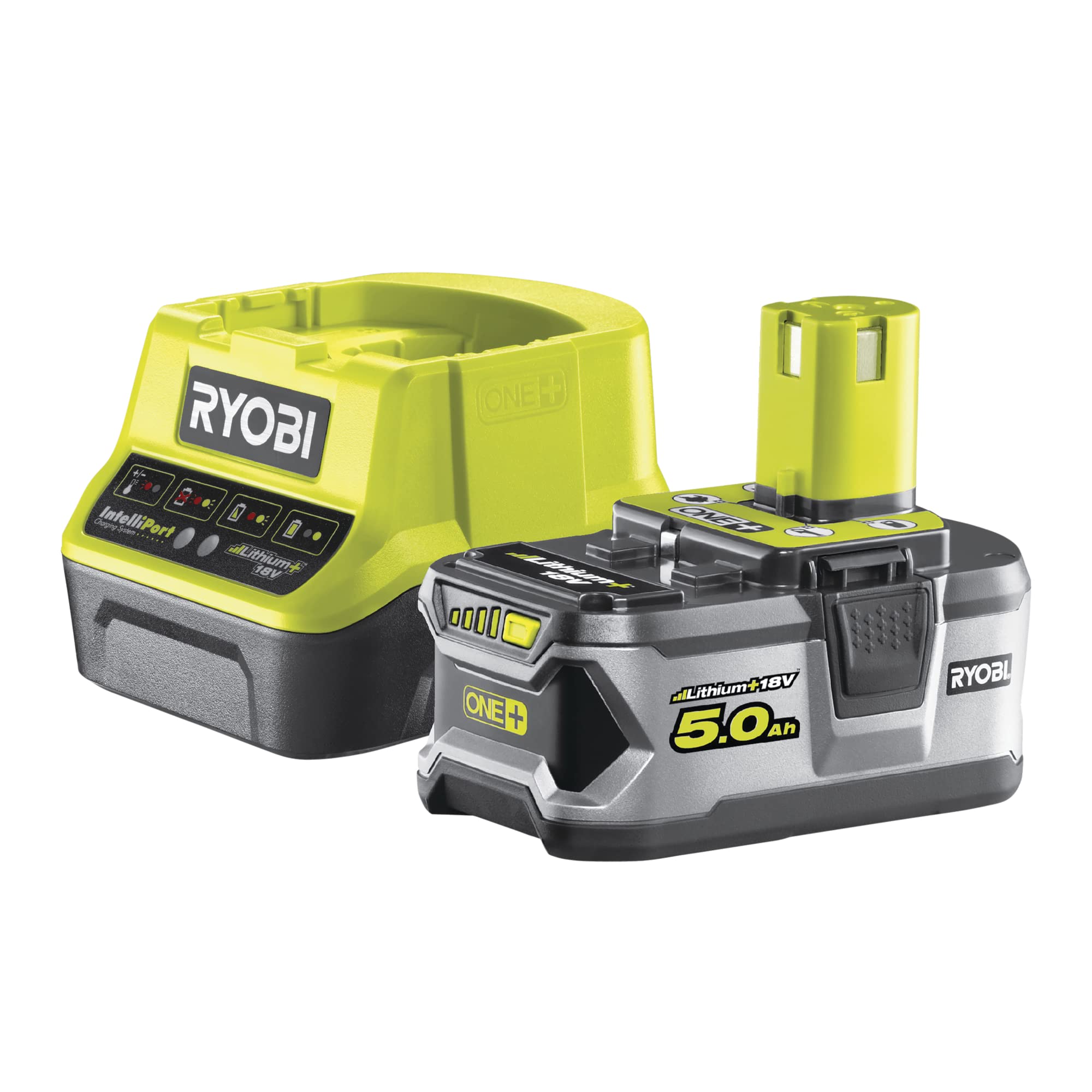 RYOBI RC18120-150 Kit Caricabatterie con Batteria 5.0Ah