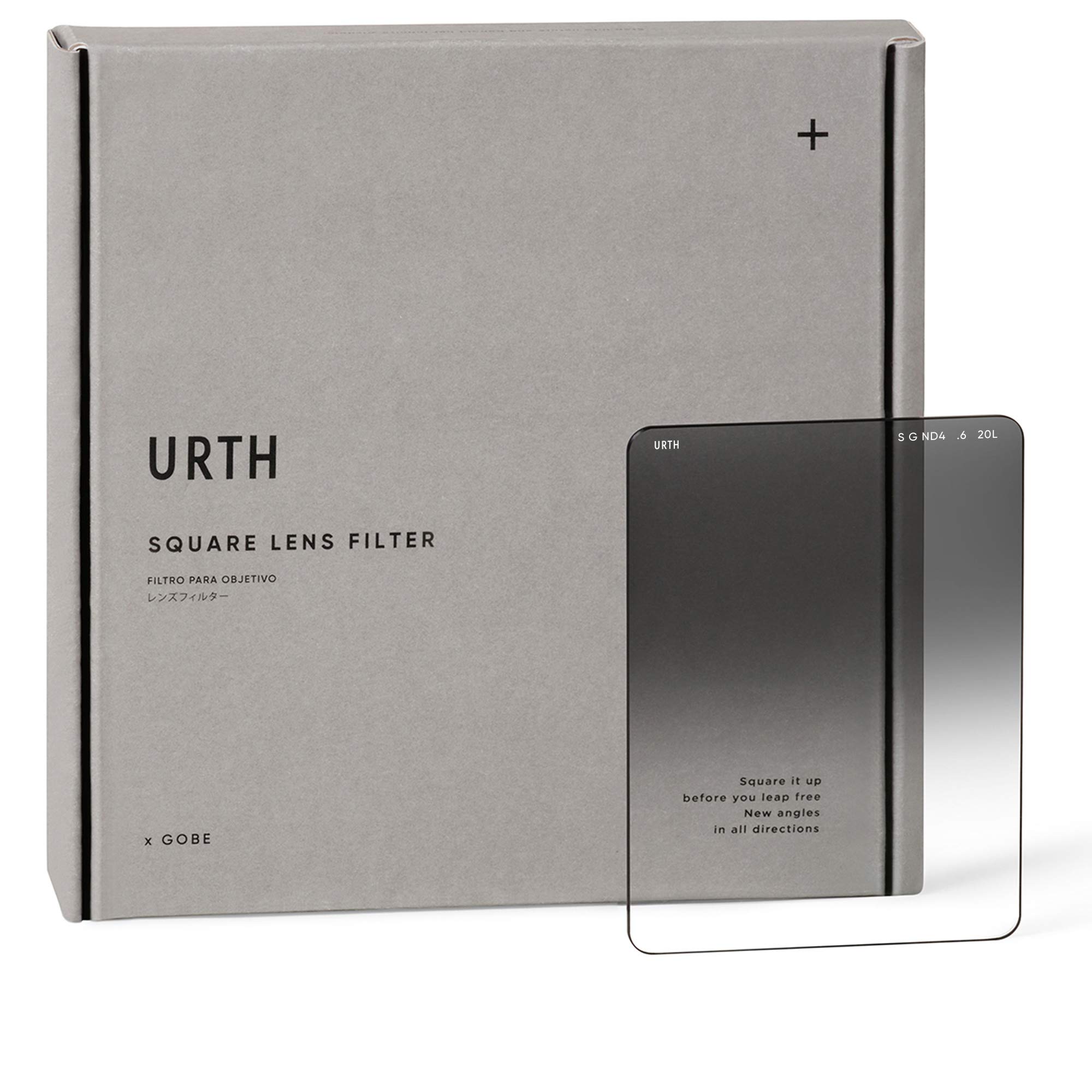 Urth 75 x 100mm Filtro ND4 graduato morbido (2 stop) (Plus +)